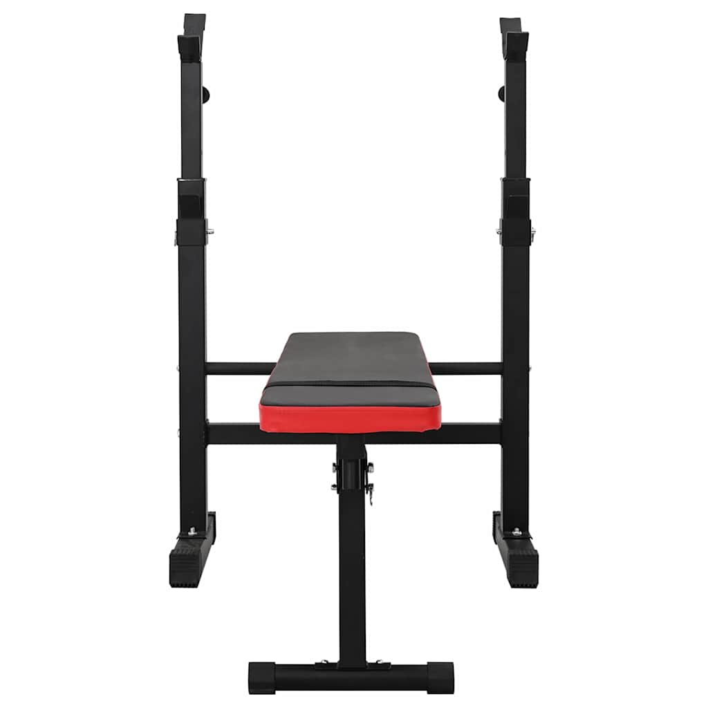 Panca per pesi Nero 126,5 x 67 x 111 cm
