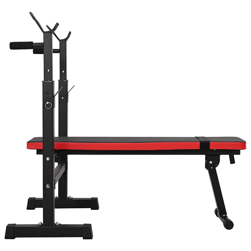 Panca per pesi Nero 126,5 x 67 x 111 cm