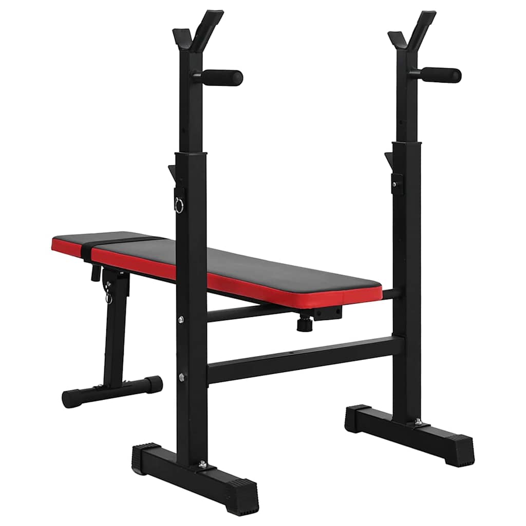 Panca per pesi Nero 126,5 x 67 x 111 cm
