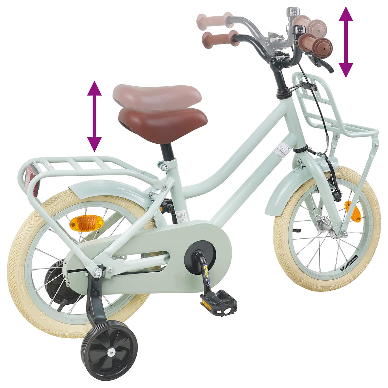 Bicicletta per Bambini 12 Pollici per bambini di 2-4 anni
