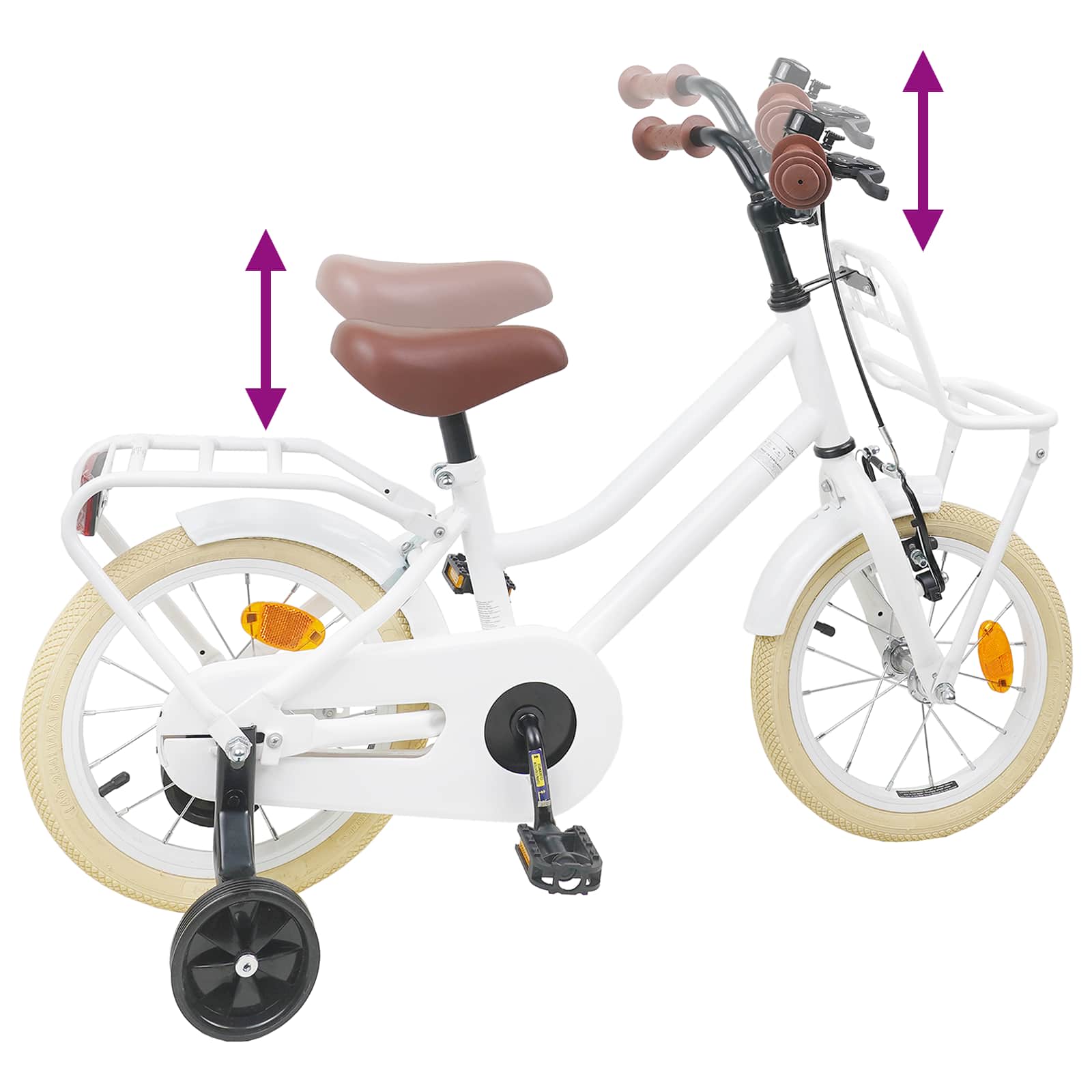 Bicicletta per Bambini 14 Pollici per bambini da 3 a 5 anni