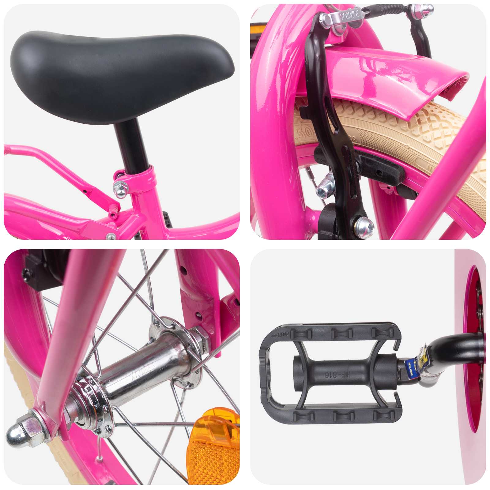 Bicicletta per Bambini 14 Pollici per bambini da 3 a 5 anni