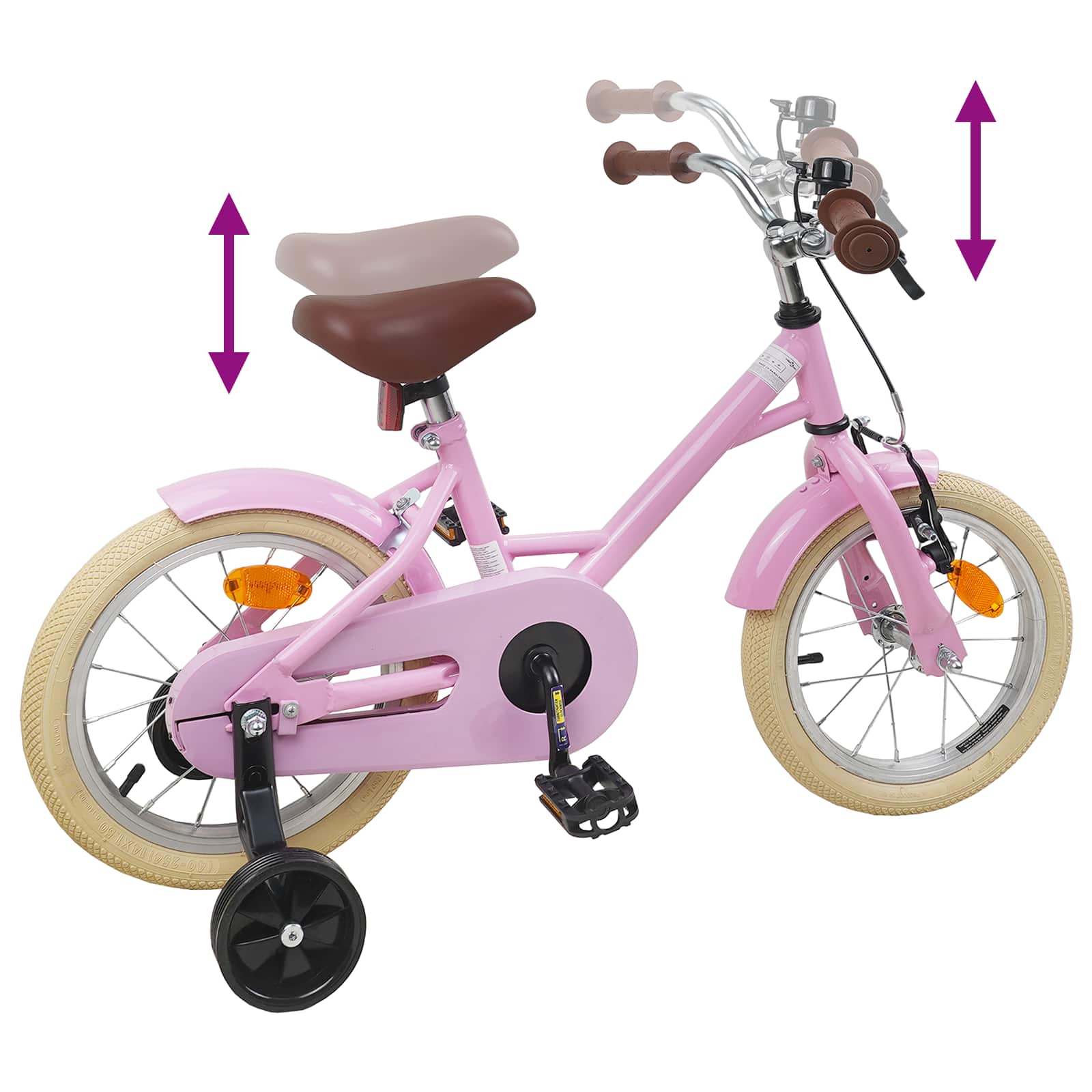 Bicicletta per Bambini 12 Pollici per bambini di 2-4 anni