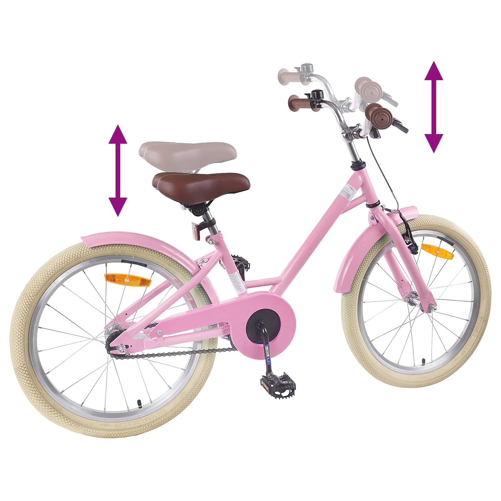 Bicicletta per Bambini 18 Pollici per bambini dai 5 ai 7 anni