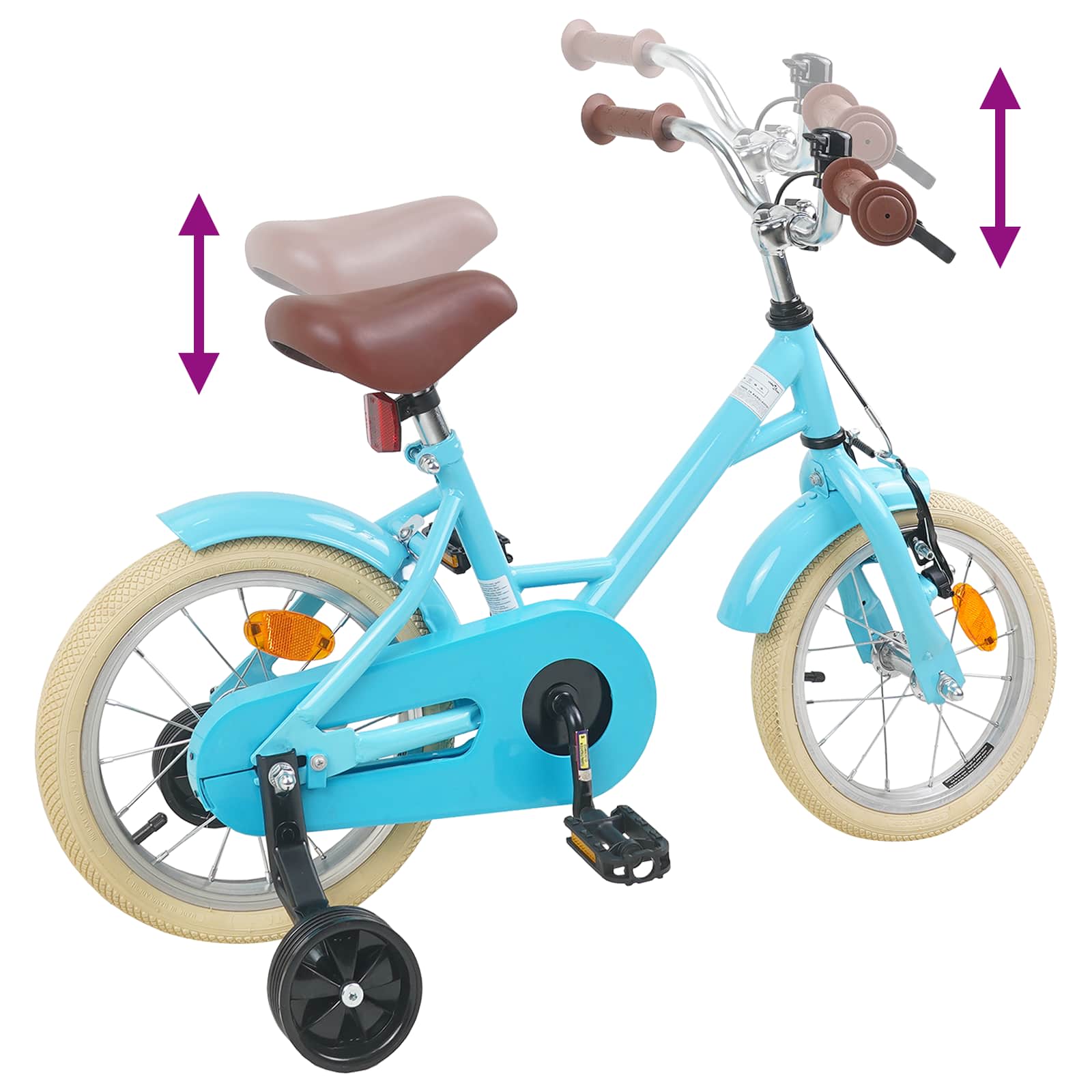 Bicicletta per Bambini 12 Pollici per bambini di 2-4 anni
