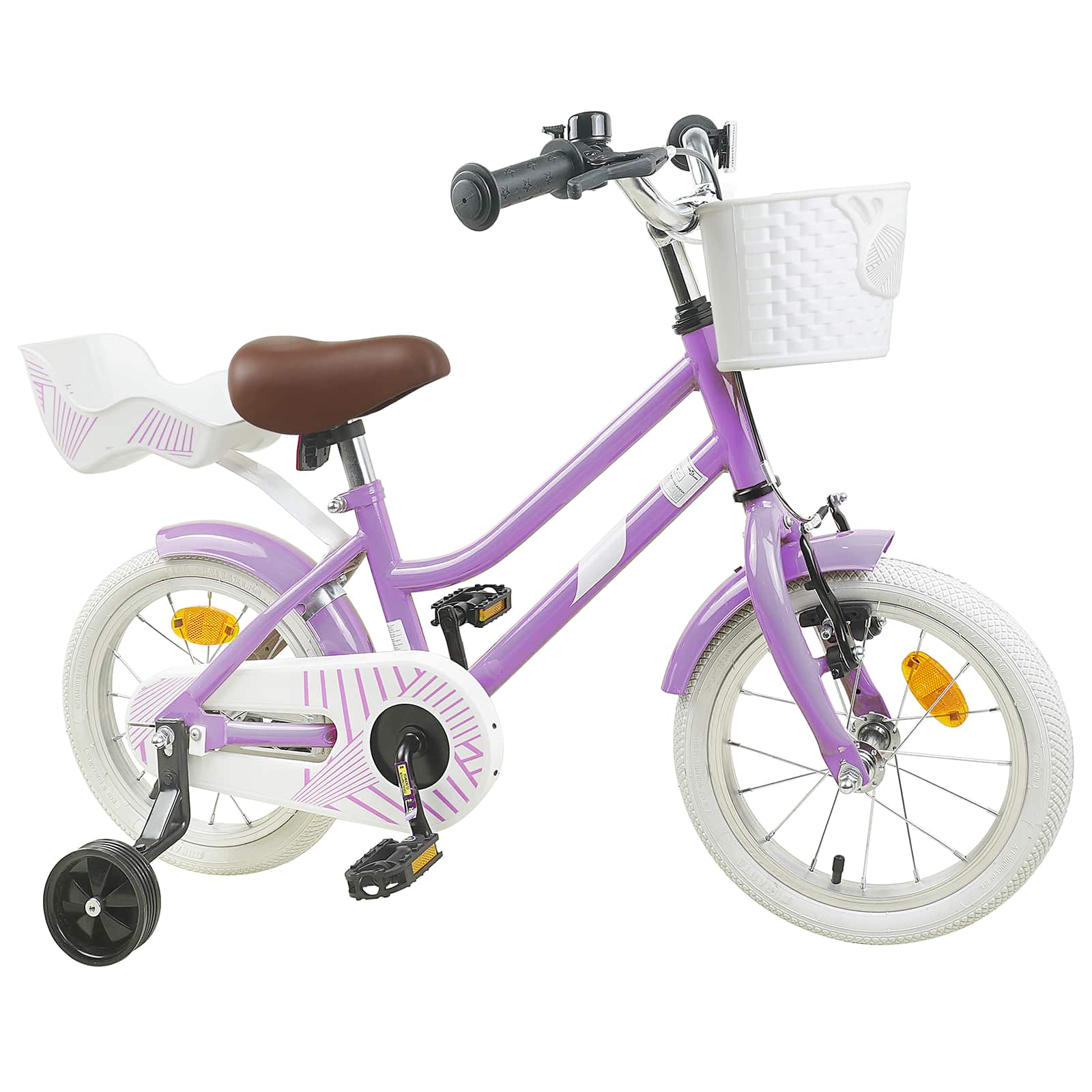 Bicicletta per Bambini 12 Pollici per bambini di 2-4 anni Viola