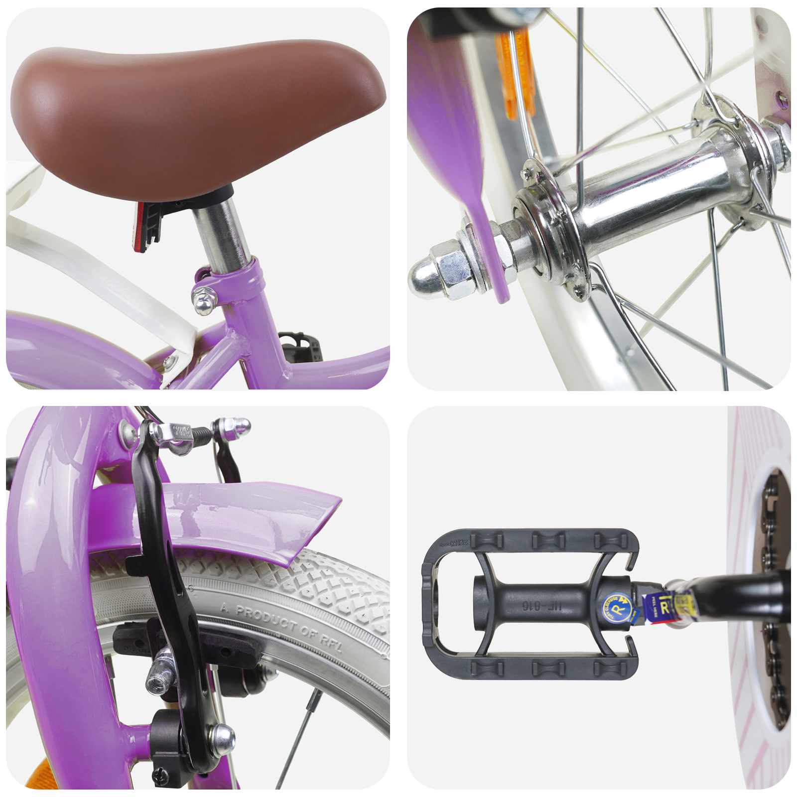 Bicicletta per Bambini 14 Pollici per bambini da 3 a 5 anni