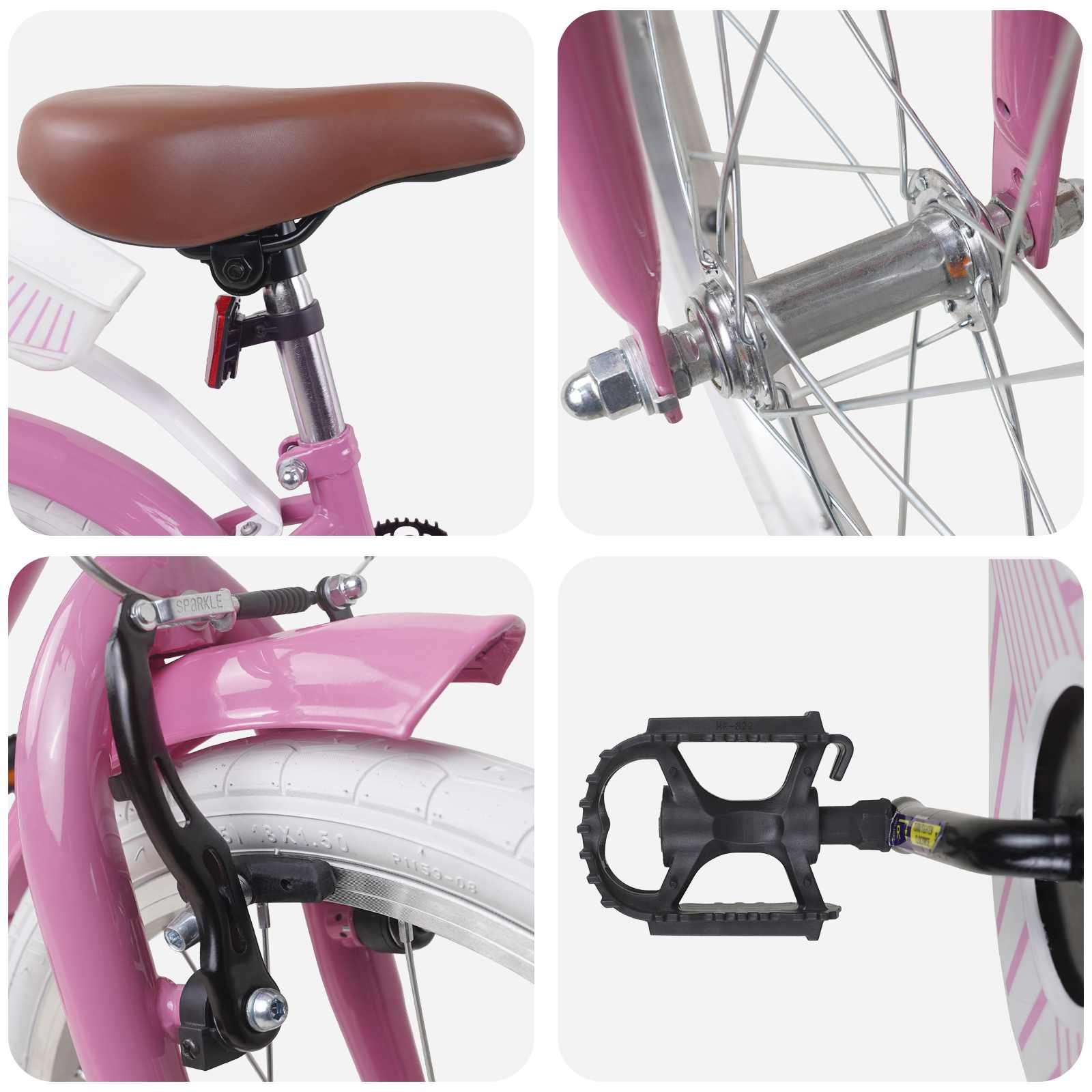 Bicicletta per Bambini 18 Pollici per bambini dai 5 ai 7 anni