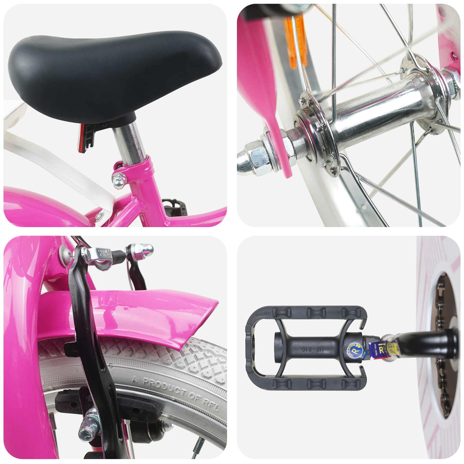 Bicicletta per Bambini 14 Pollici per bambini da 3 a 5 anni