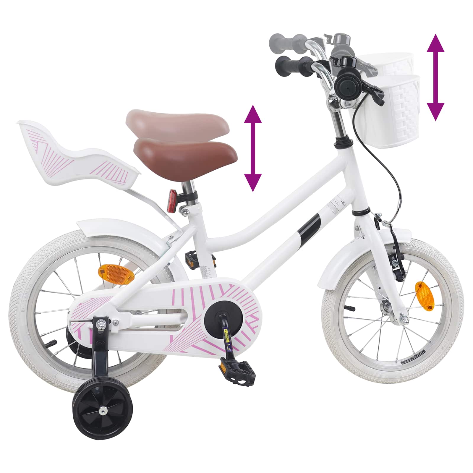 Bicicletta per Bambini 12 Pollici per bambini di 2-4 anni