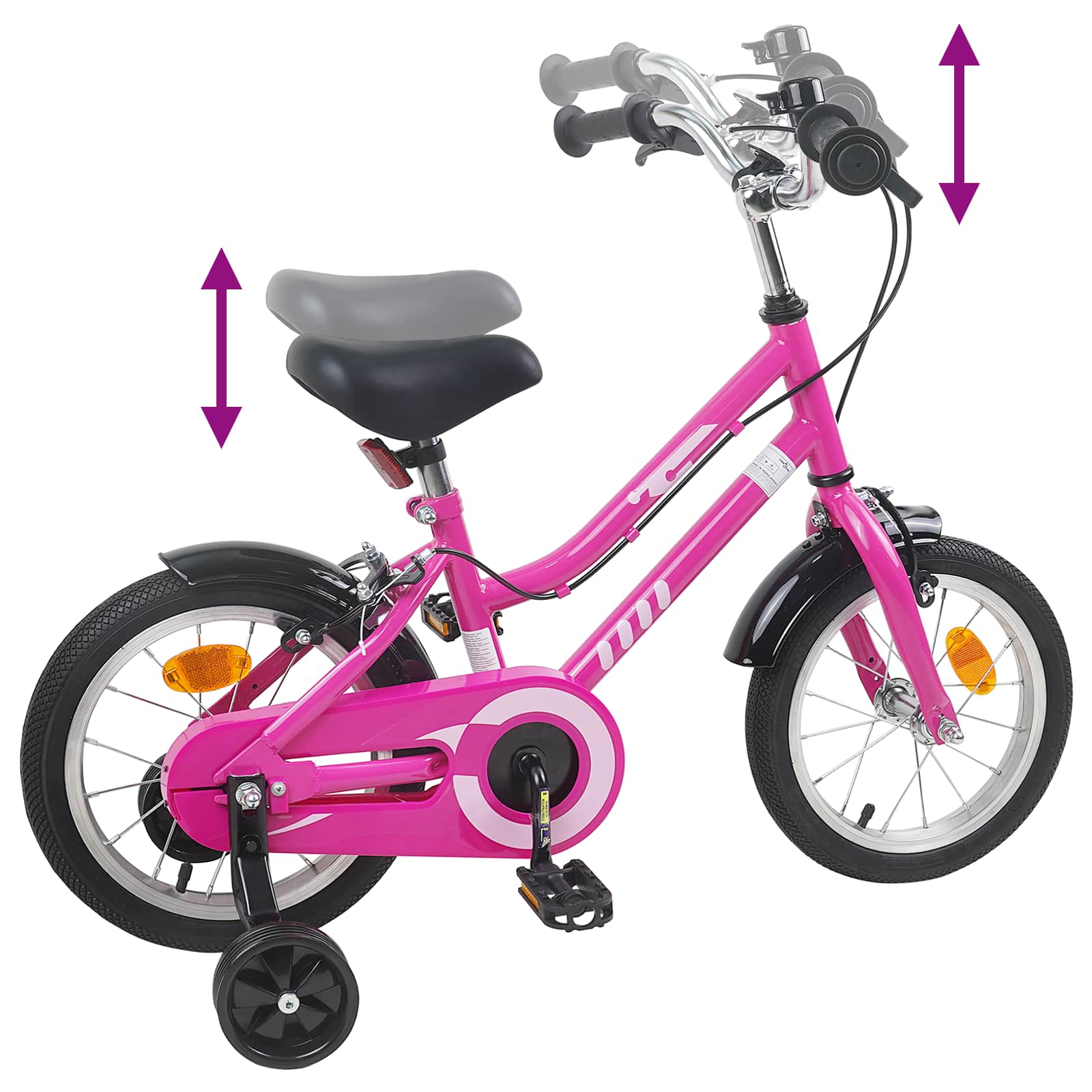 Bicicletta per Bambini 16 Pollici per bambini di 4-6 anni