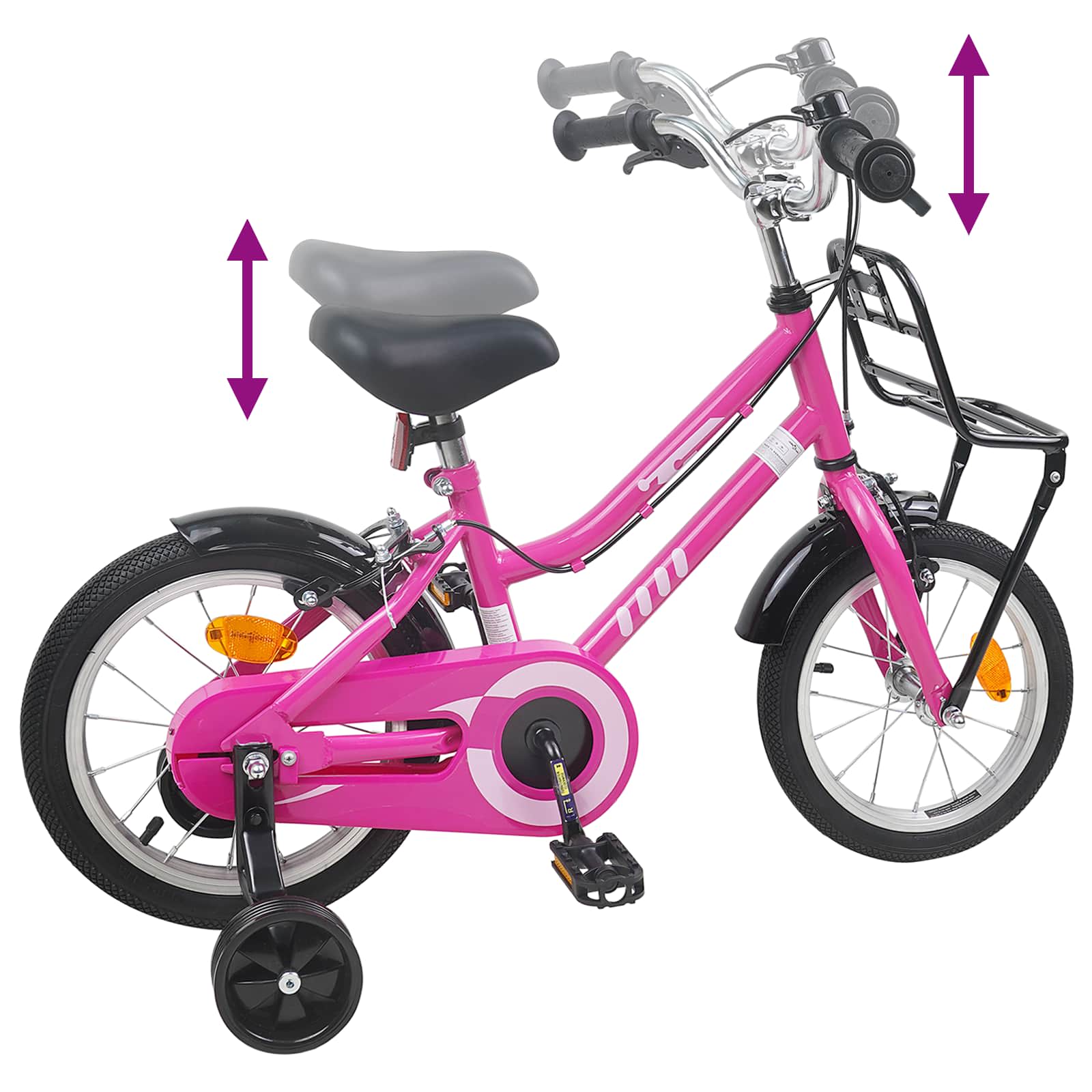 Bicicletta per Bambini 16 Pollici per bambini di 4-6 anni