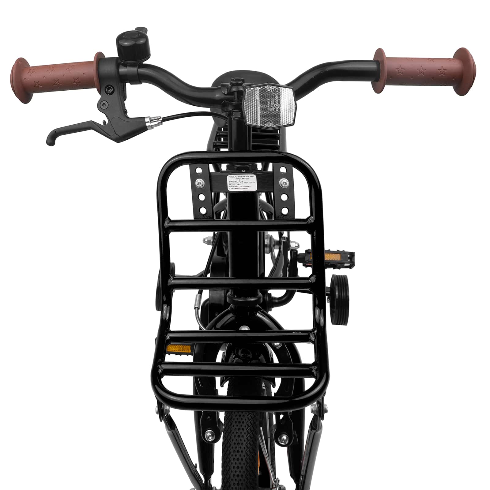 Bicicletta per Bambini 12 Pollici per bambini di 2-4 anni Nero
