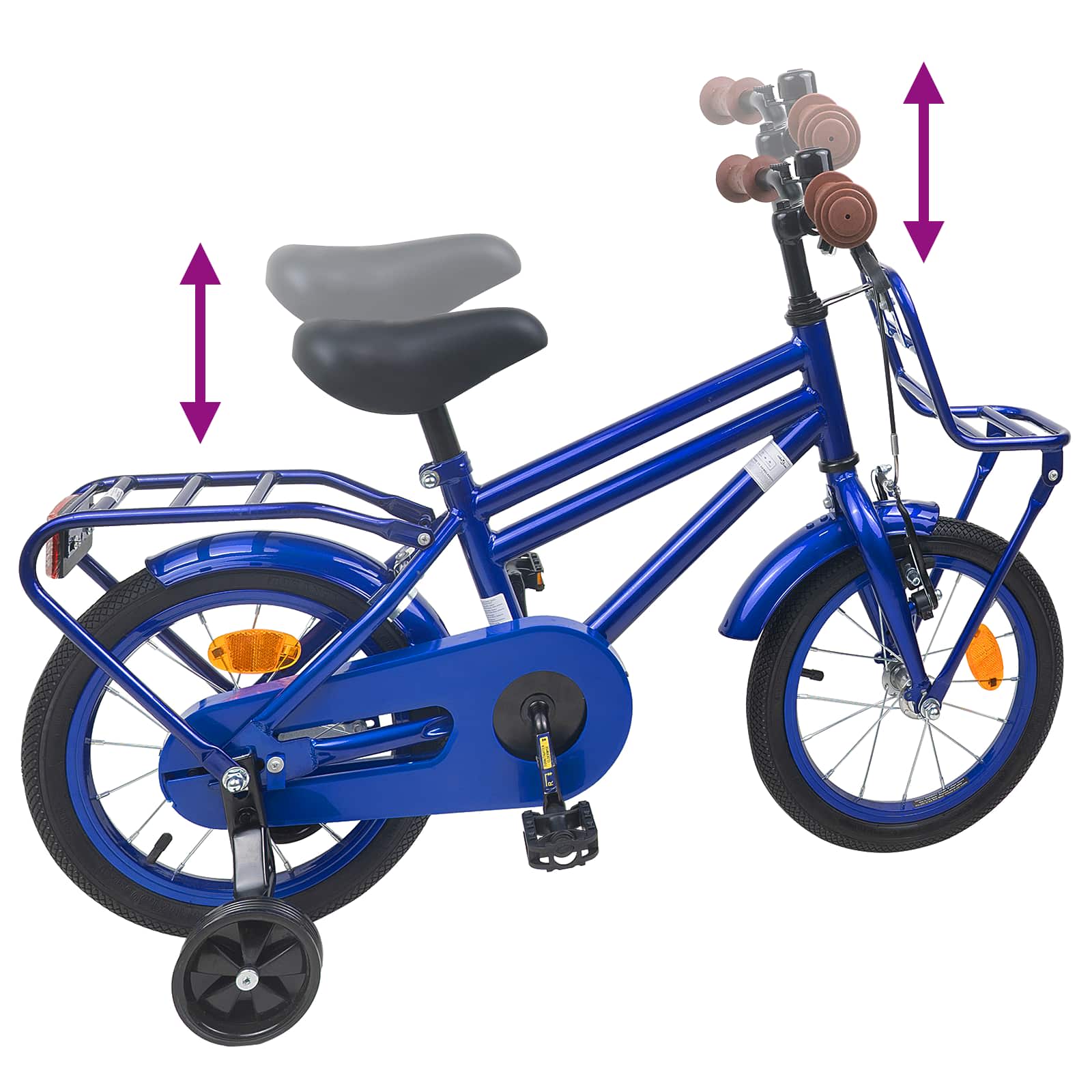 Bicicletta per Bambini 16 Pollici per bambini di 4-6 anni
