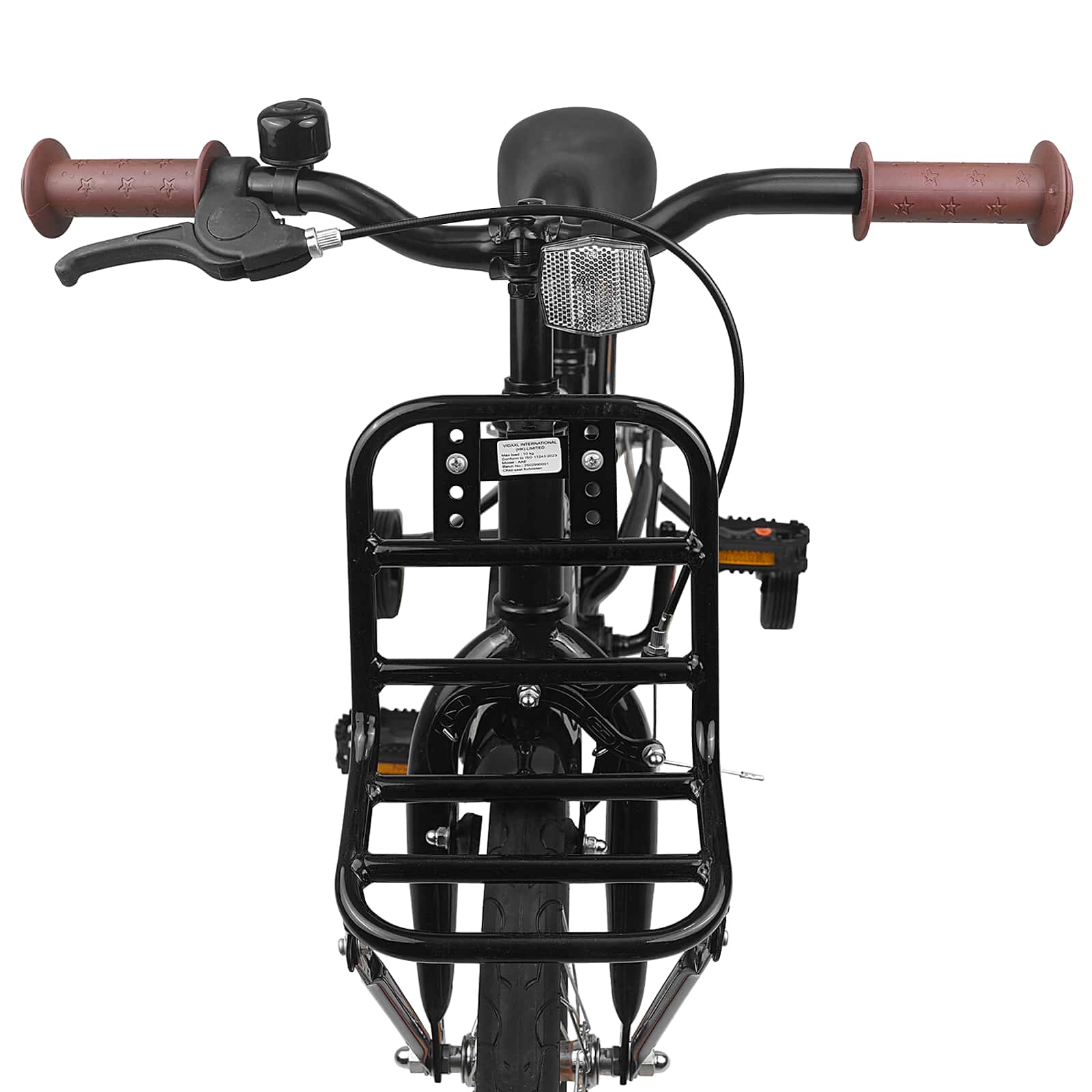 Bicicletta per Bambini 16 Pollici per bambini di 4-6 anni Nero