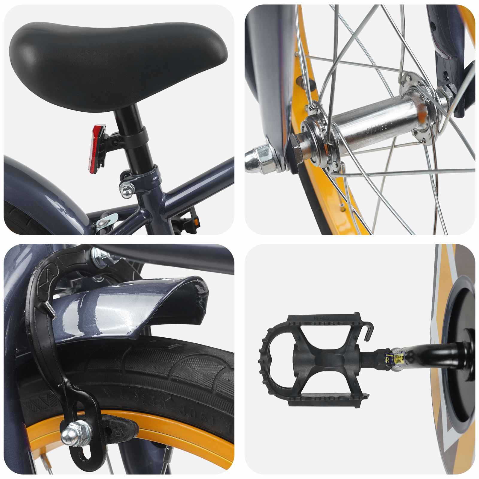 Bicicletta per Bambini 16 Pollici per bambini di 4-6 anni