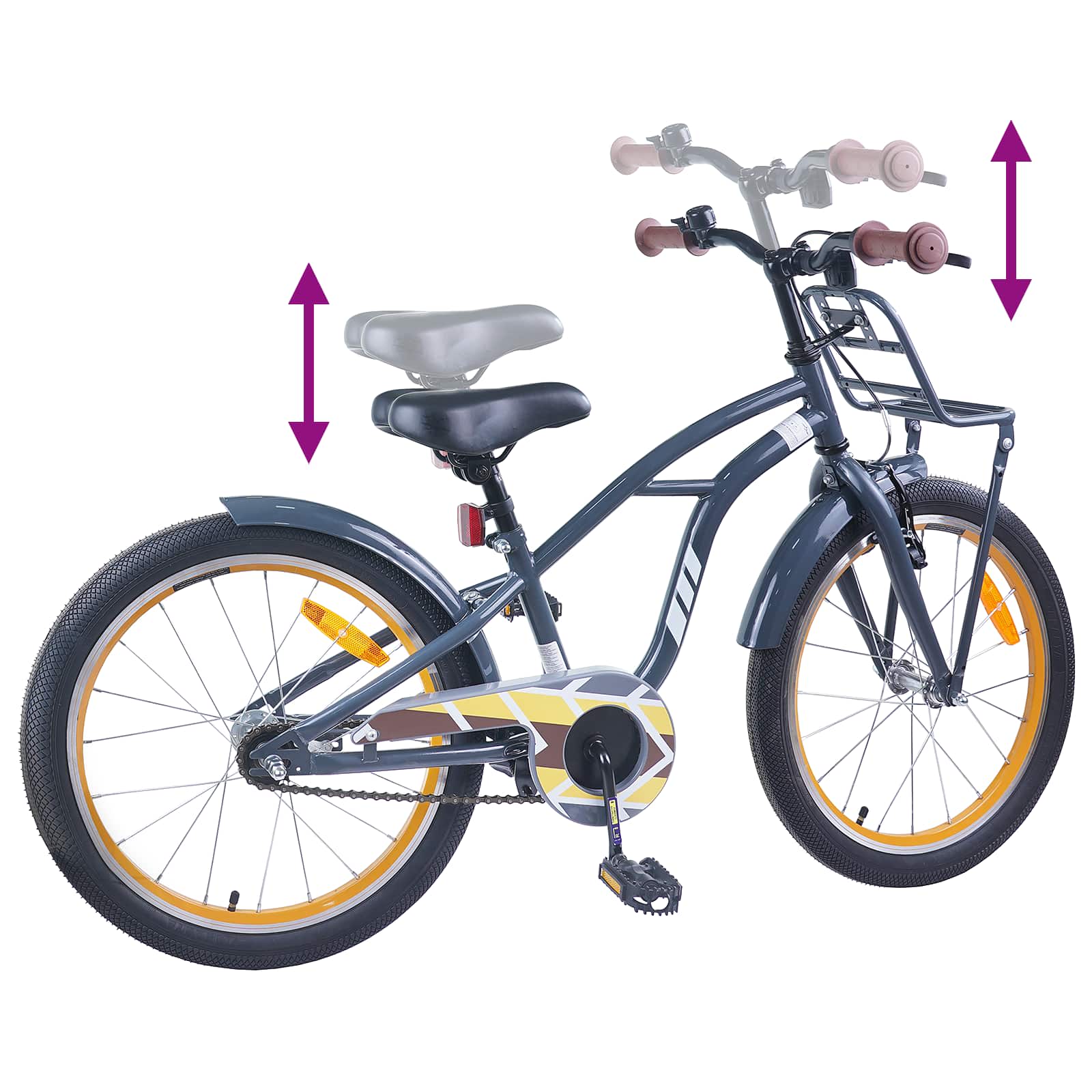Bicicletta per Bambini 18 Pollici per bambini dai 5 ai 7 anni