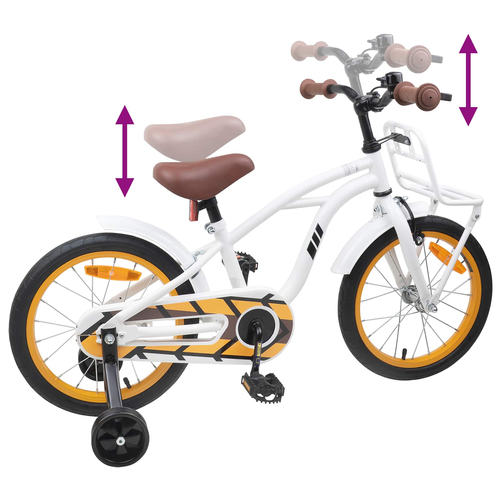 Bicicletta per Bambini 16 Pollici per bambini di 4-6 anni