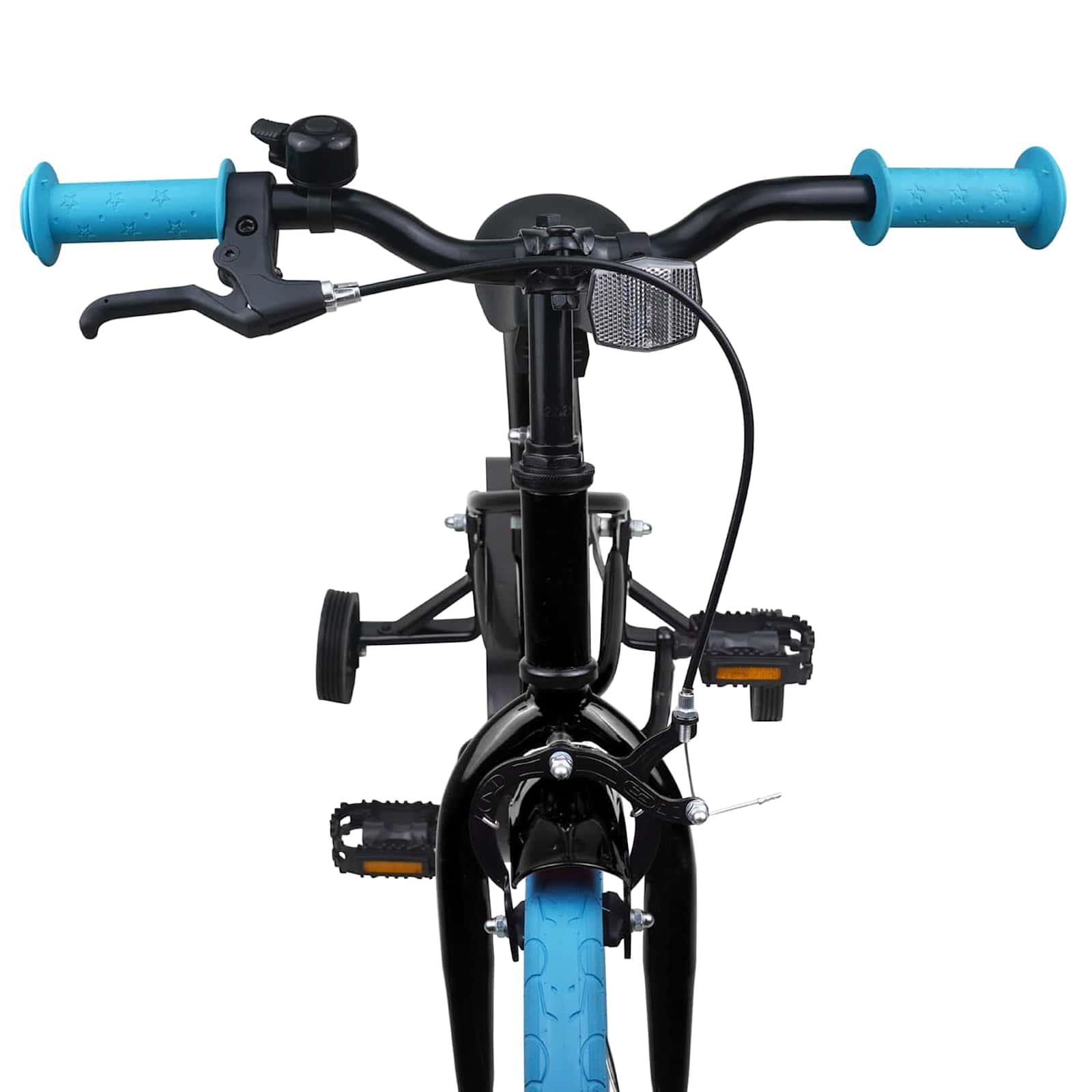 Bicicletta per Bambini 16 Pollici per bambini di 4-6 anni Nero