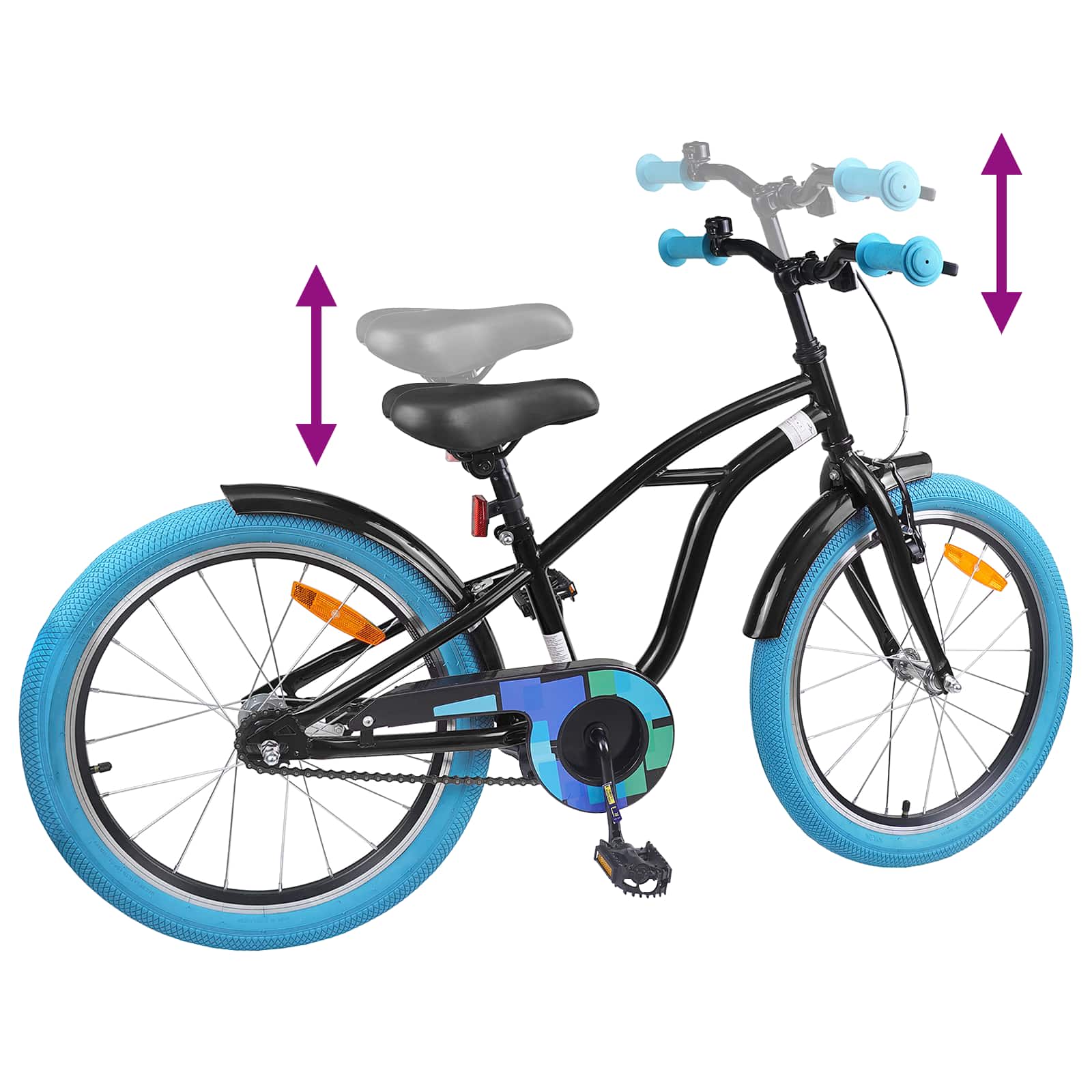 Bicicletta per Bambini 18 Pollici per bambini dai 5 ai 7 anni
