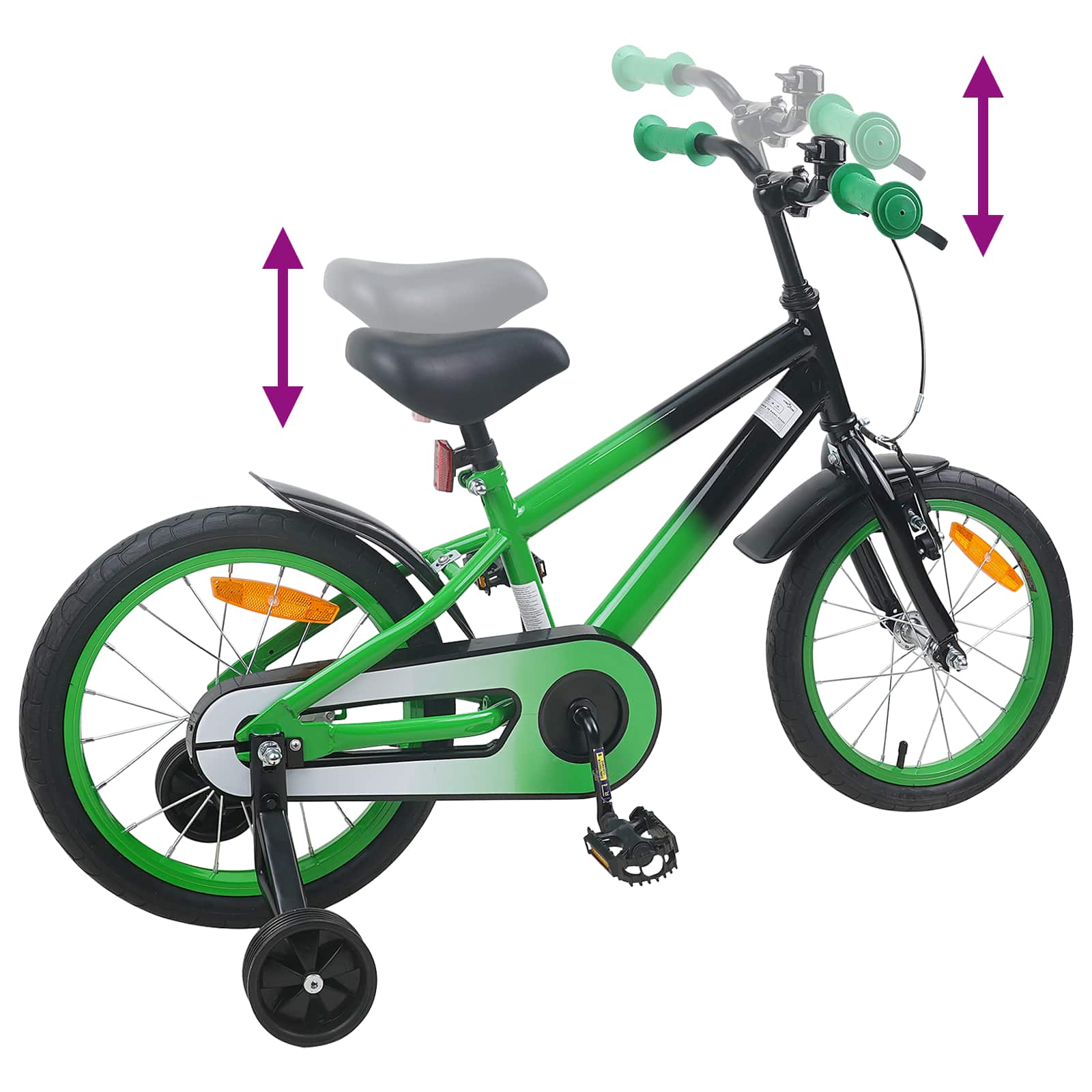 Bicicletta per Bambini 16 Pollici per bambini di 4-6 anni