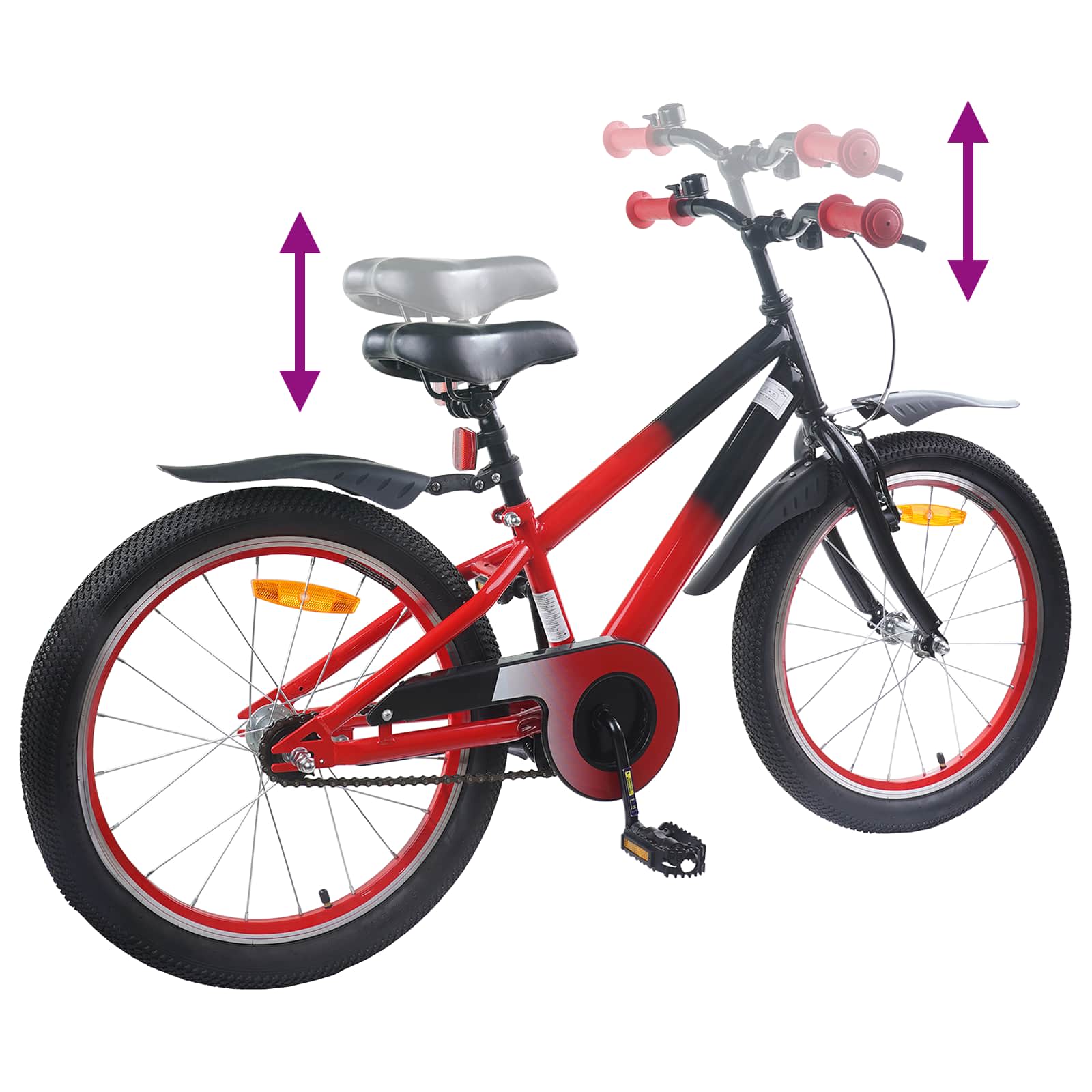 Bicicletta per Bambini 18 Pollici per bambini dai 5 ai 7 anni