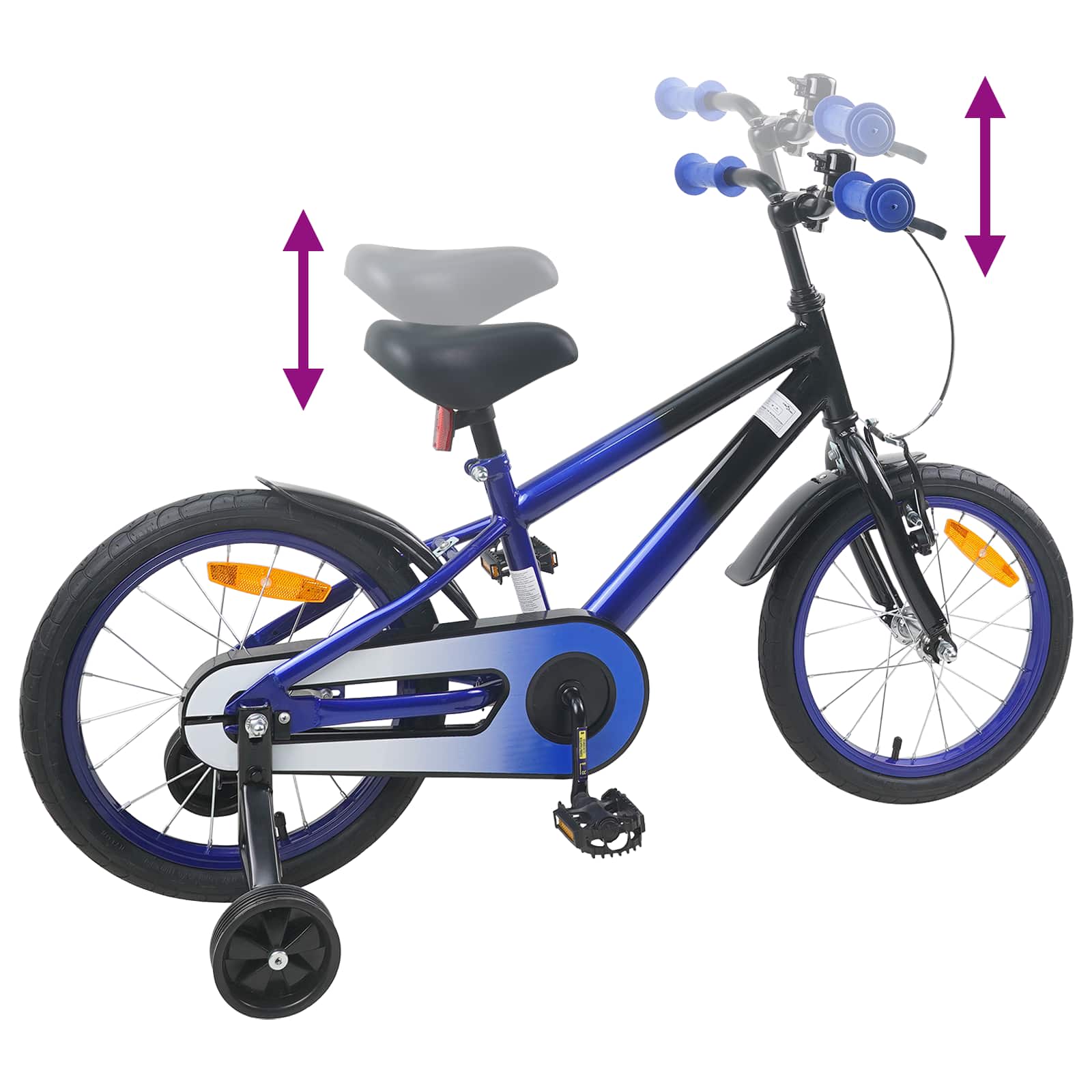 Bicicletta per Bambini 16 Pollici per bambini di 4-6 anni