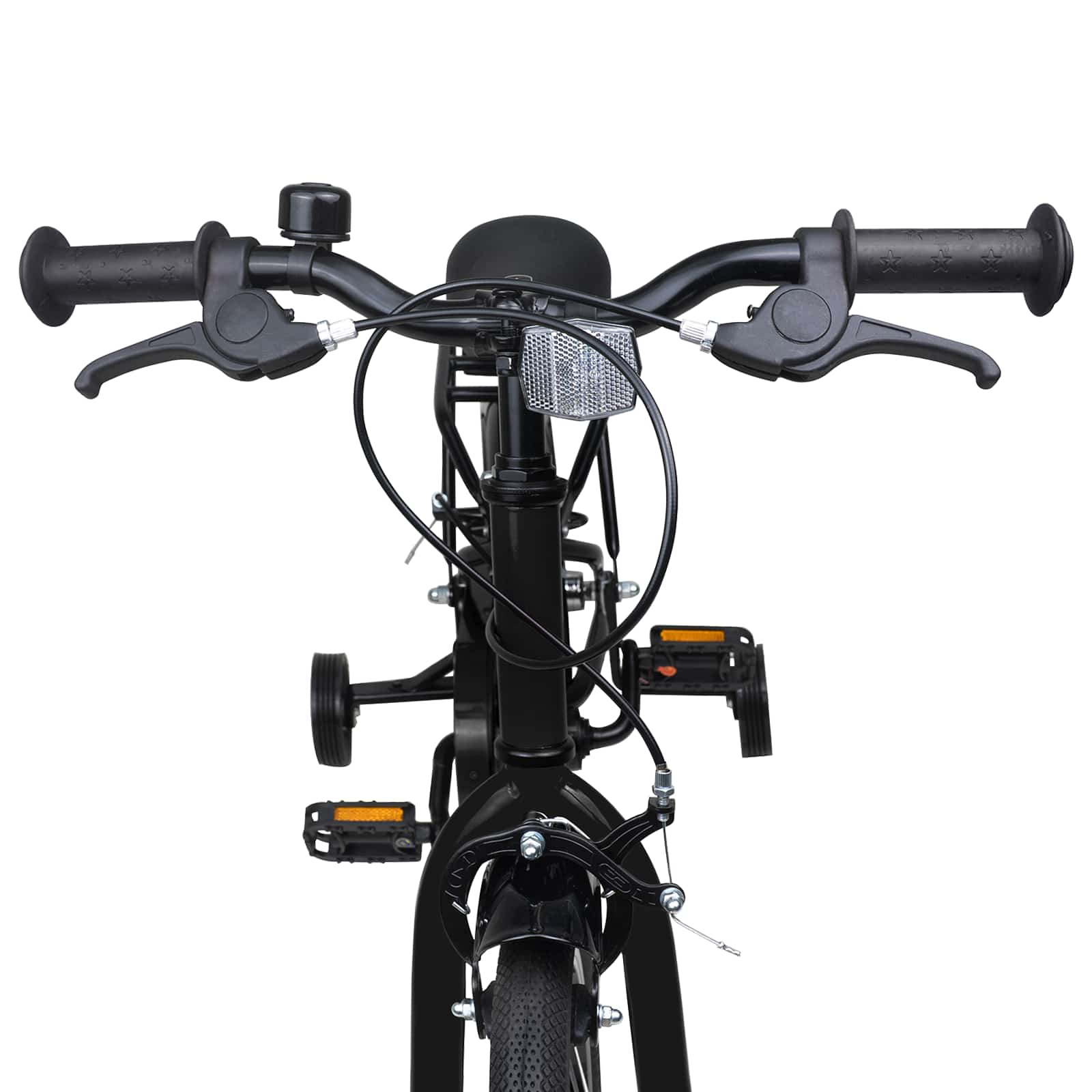 Bicicletta per Bambini 16 Pollici per bambini di 4-6 anni Nero