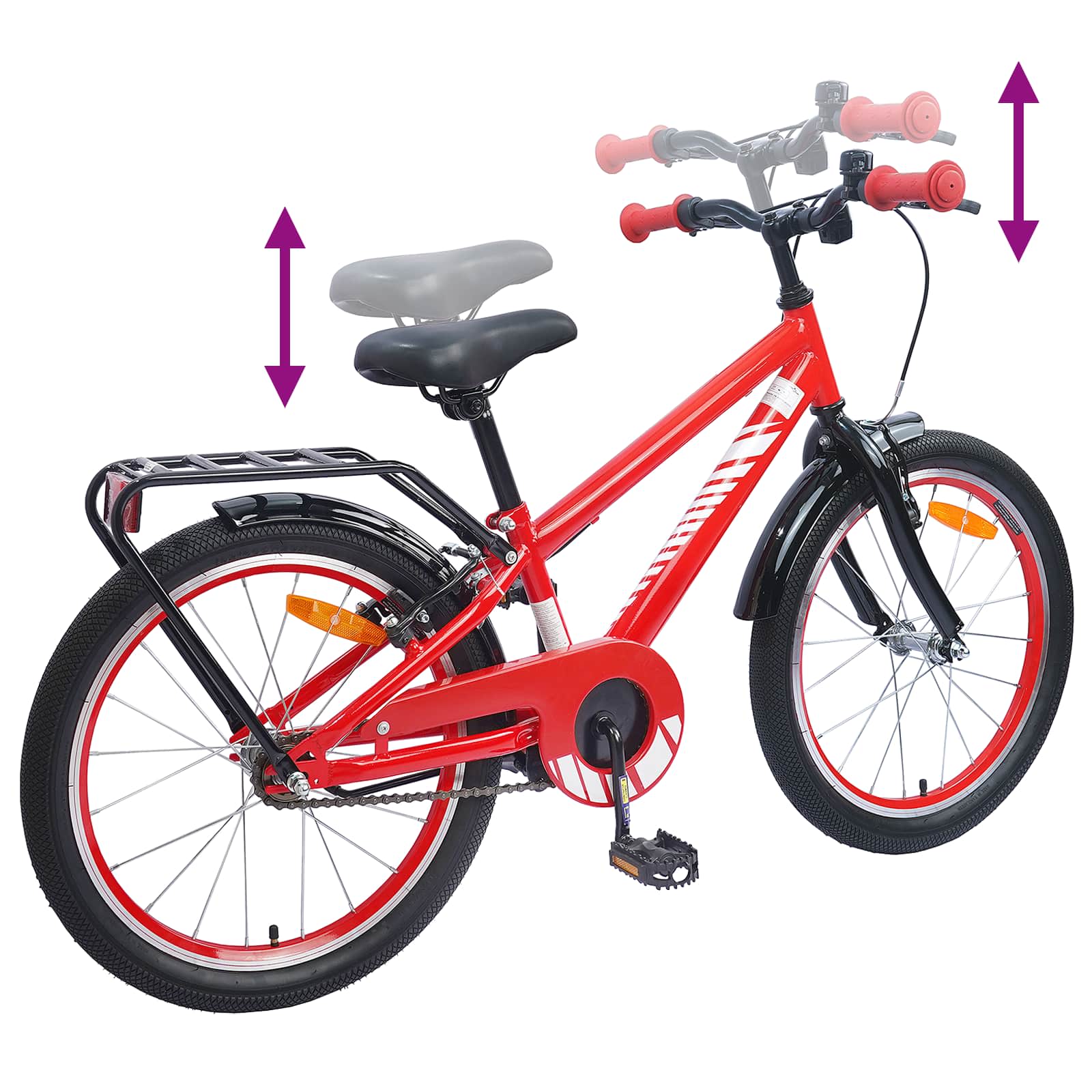 Bicicletta per Bambini 18 Pollici per bambini dai 5 ai 7 anni