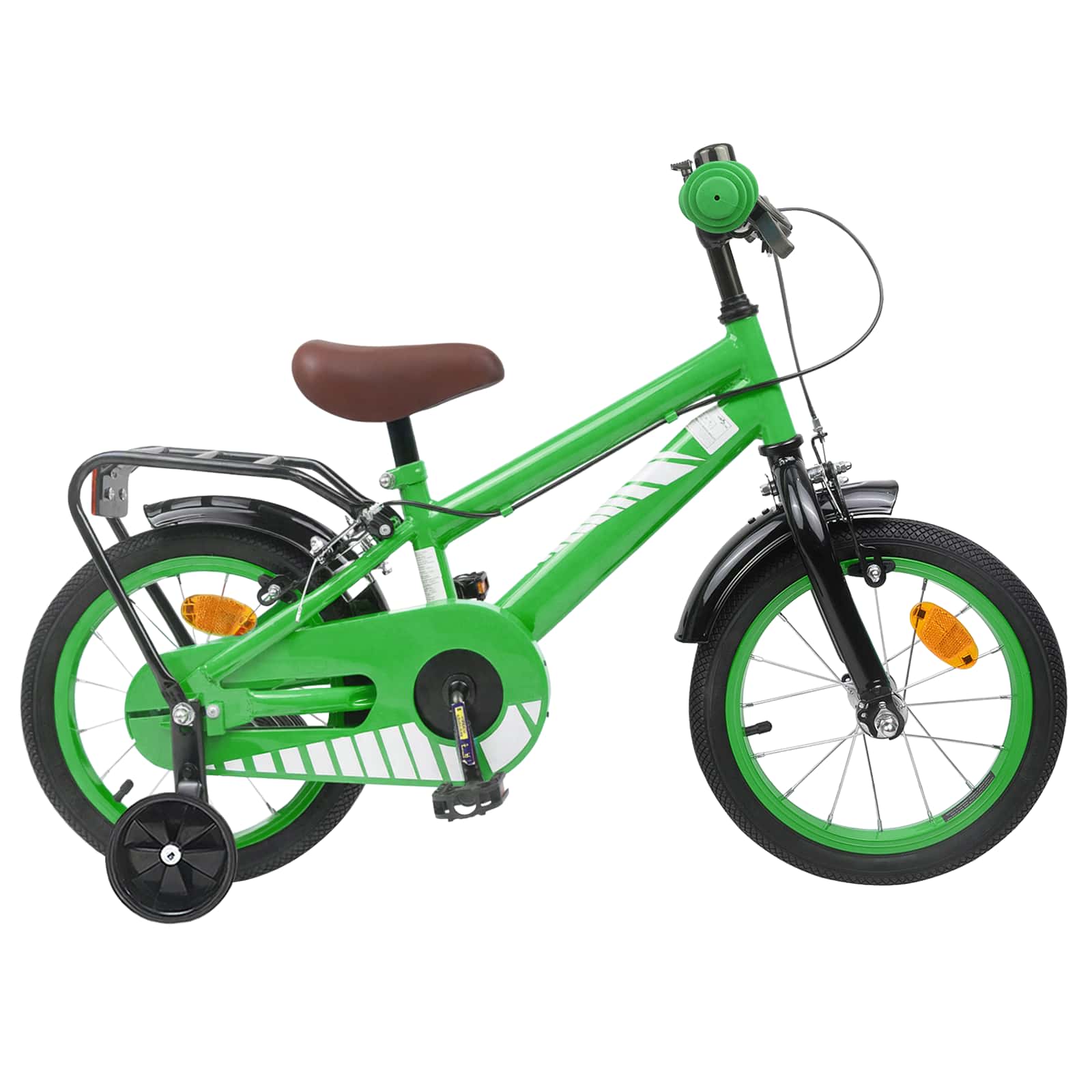 Bicicletta per Bambini 12 Pollici per bambini di 2-4 anni Verde