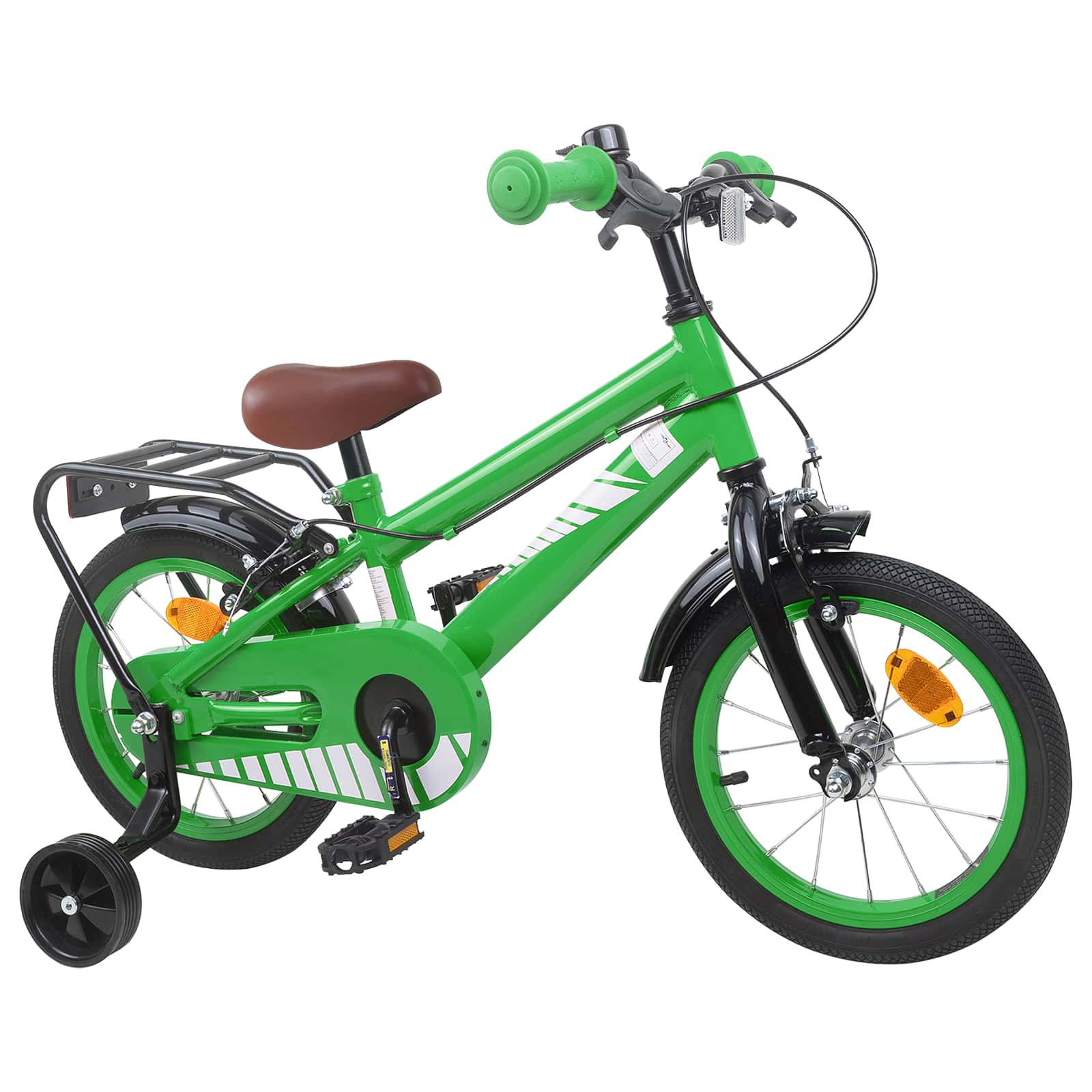 Bicicletta per Bambini 12 Pollici per bambini di 2-4 anni Verde