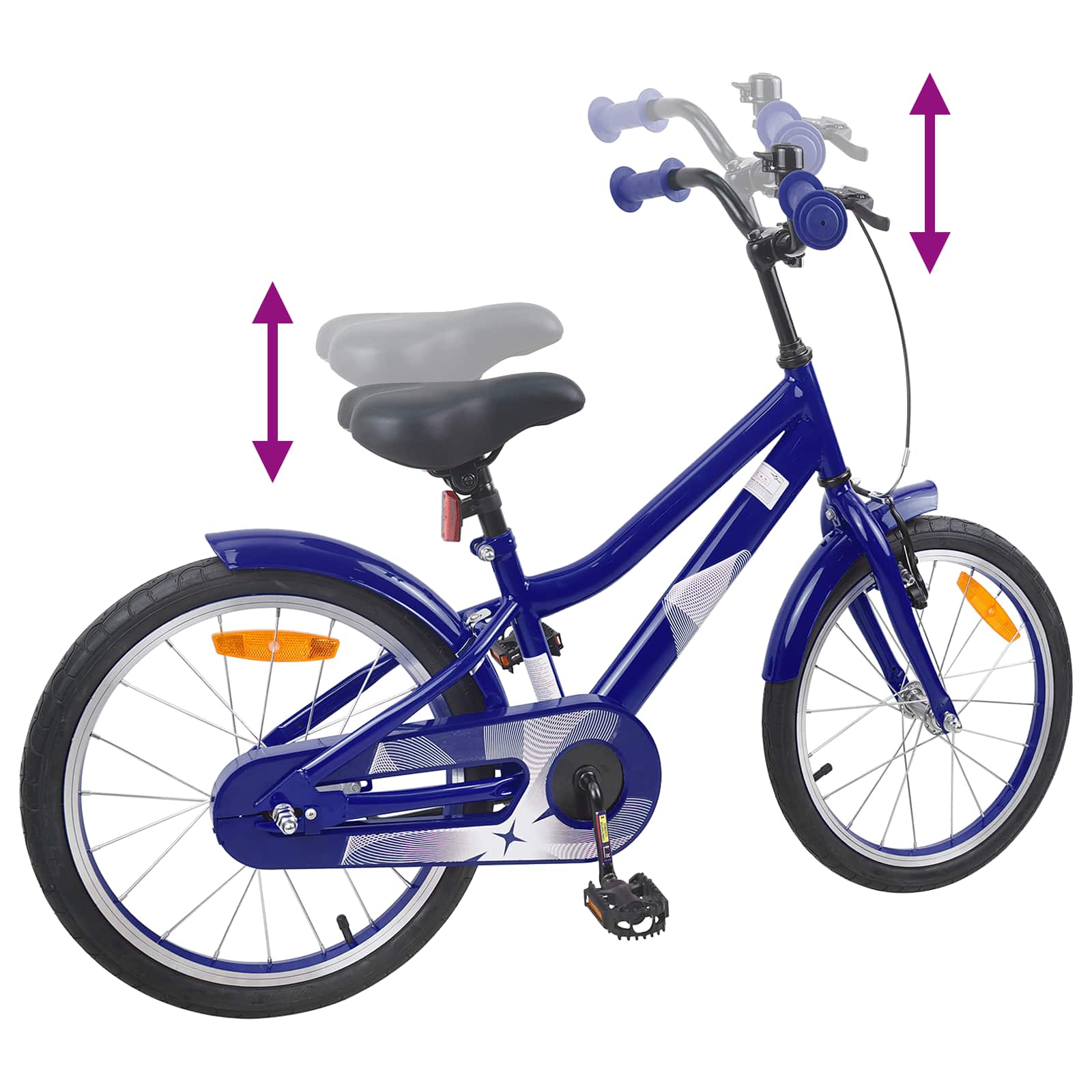 Bicicletta per Bambini 18 Pollici per bambini dai 5 ai 7 anni
