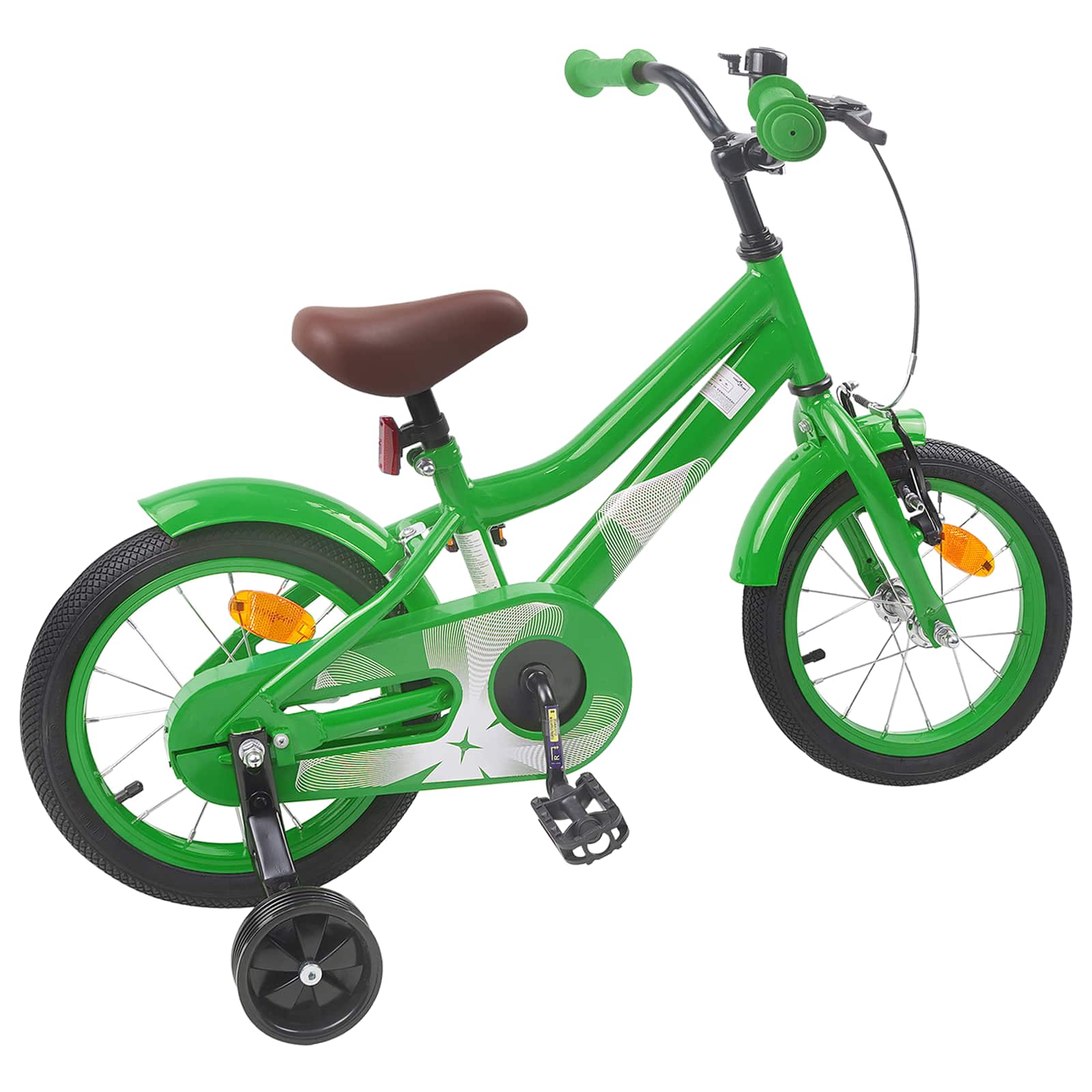Bicicletta per Bambini 12 Pollici per bambini di 2-4 anni Verde