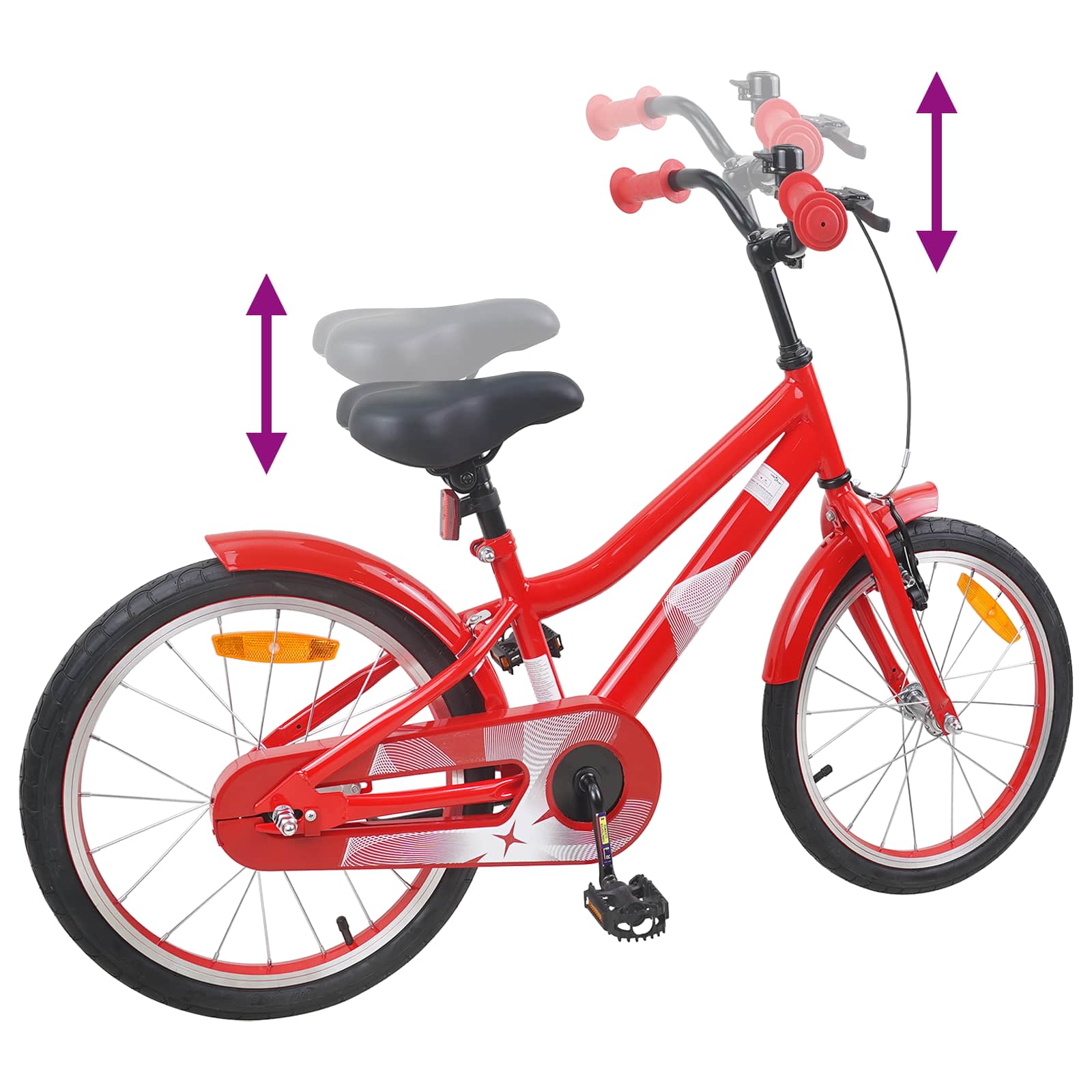 Bicicletta per Bambini 18 Pollici per bambini dai 5 ai 7 anni