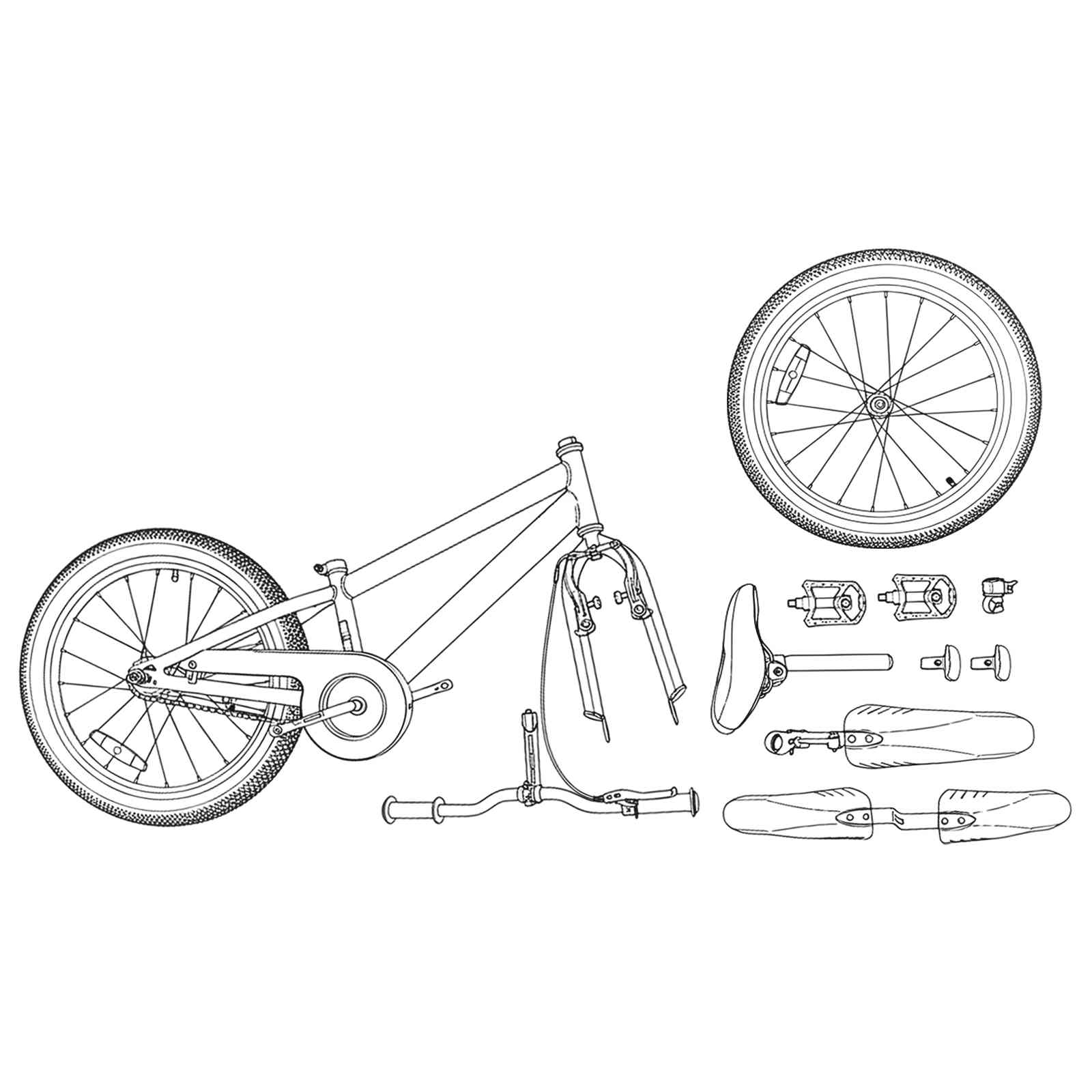 Bicicletta per Bambini 20 Pollici 6-Velocità