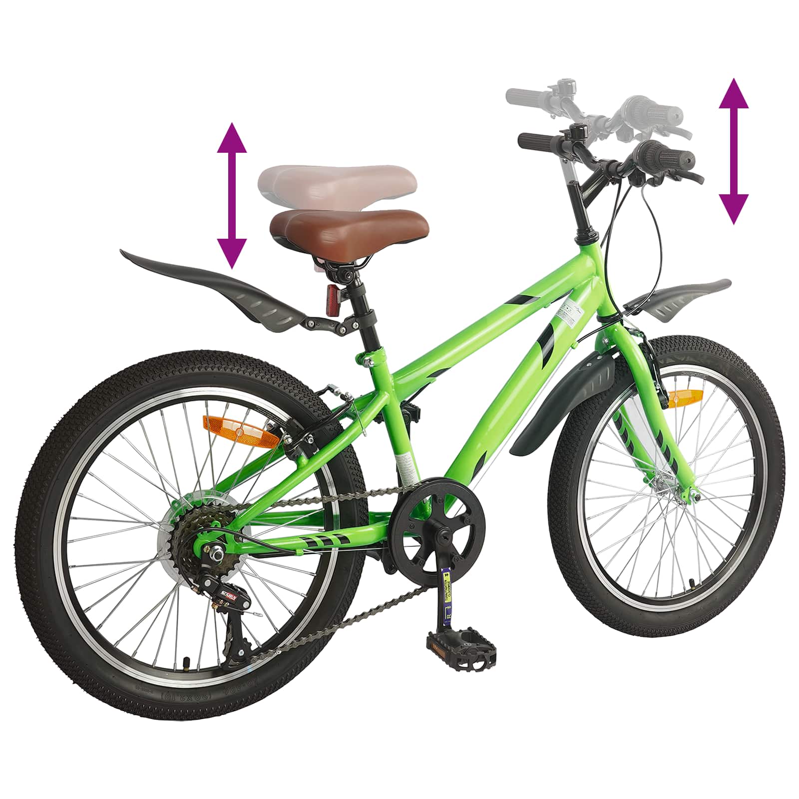 Bicicletta per Bambini 20 Pollici 6-Velocità