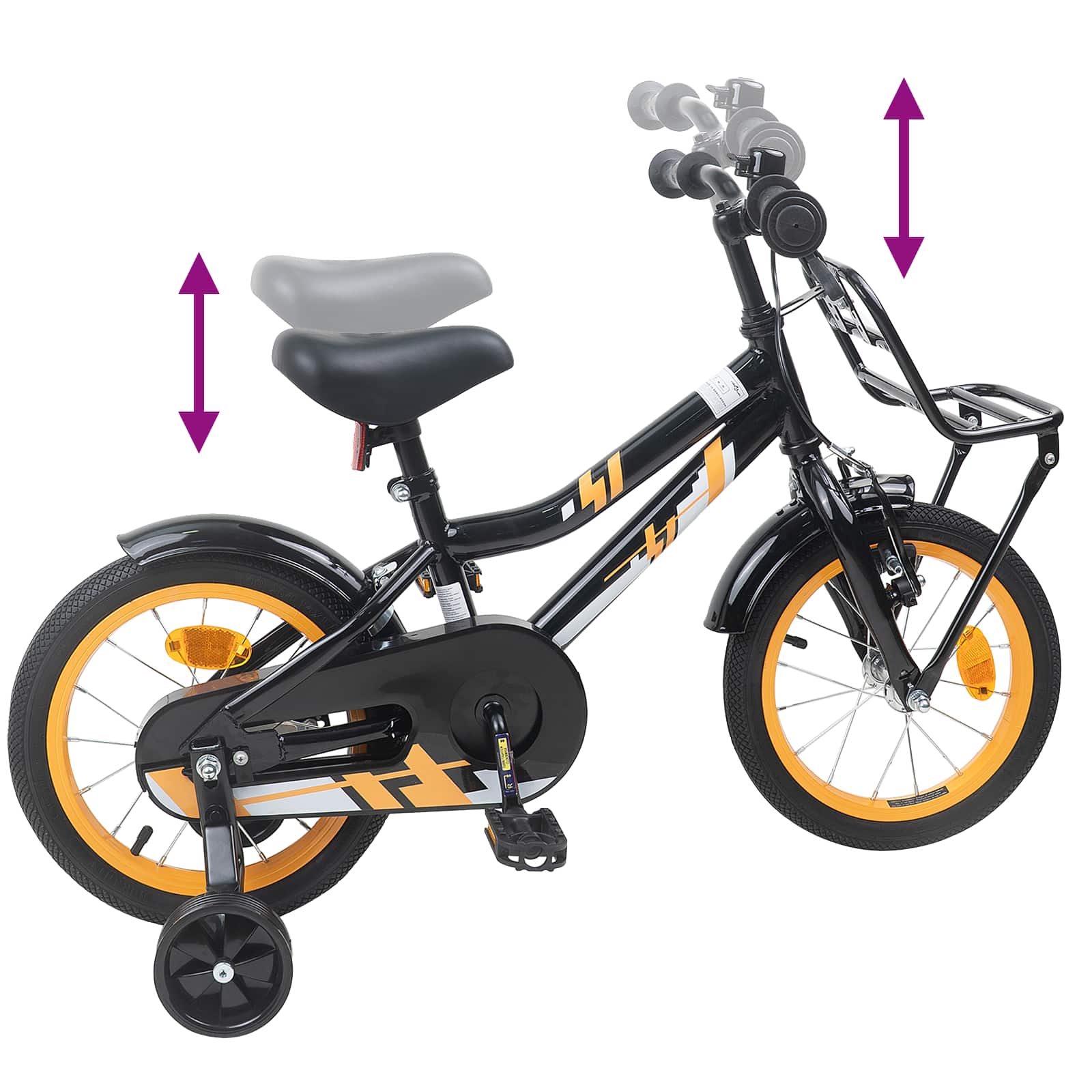 Bicicletta per Bambini 16 Pollici per bambini di 4-6 anni