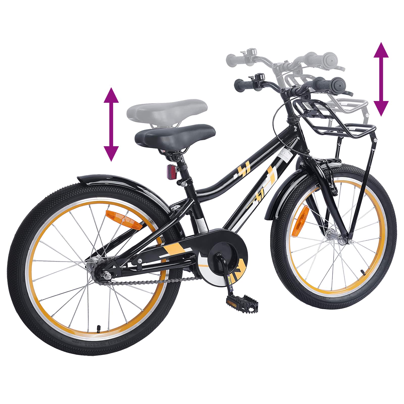 Bicicletta per Bambini 18 Pollici per bambini dai 5 ai 7 anni