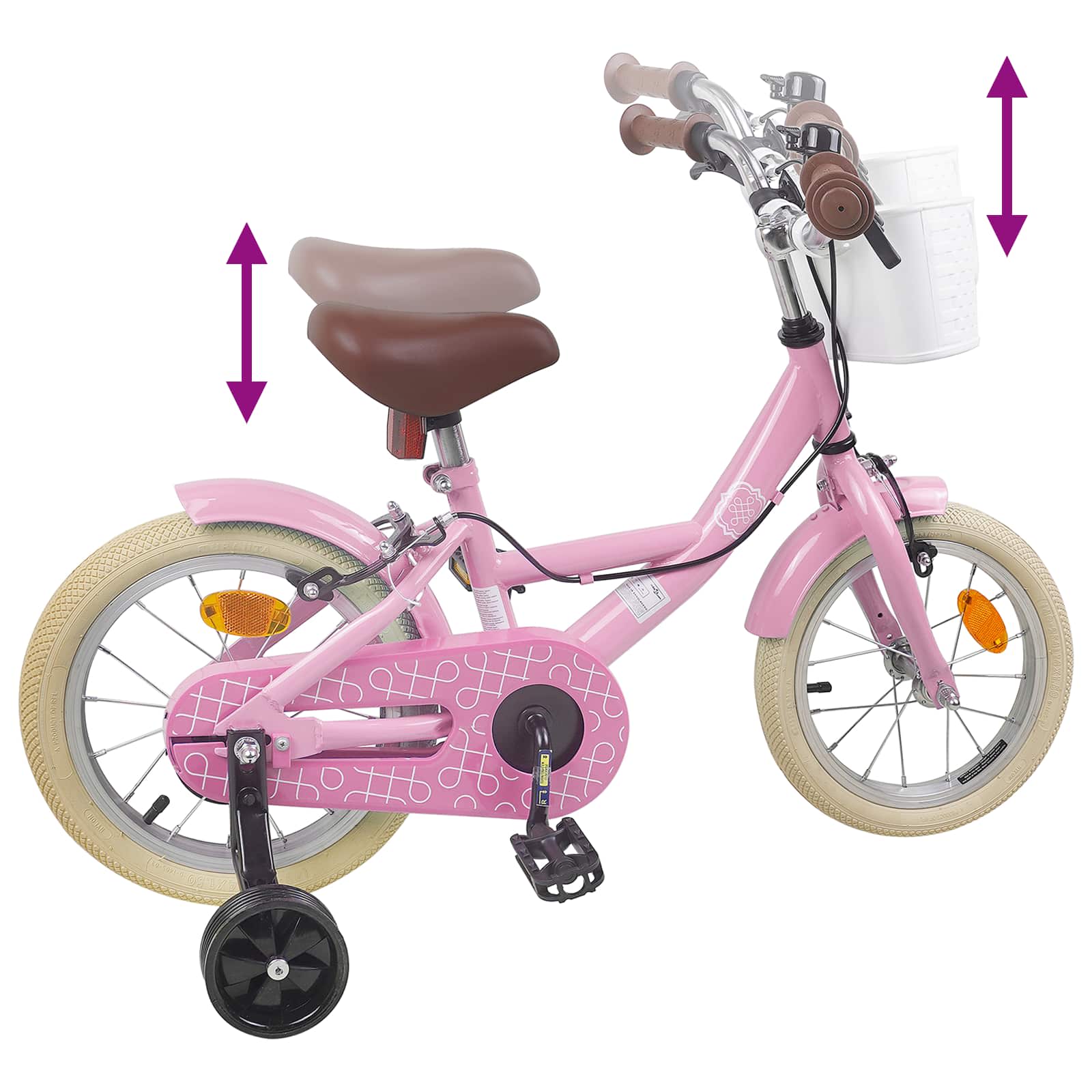 Bicicletta per Bambini 12 Pollici per bambini di 2-4 anni