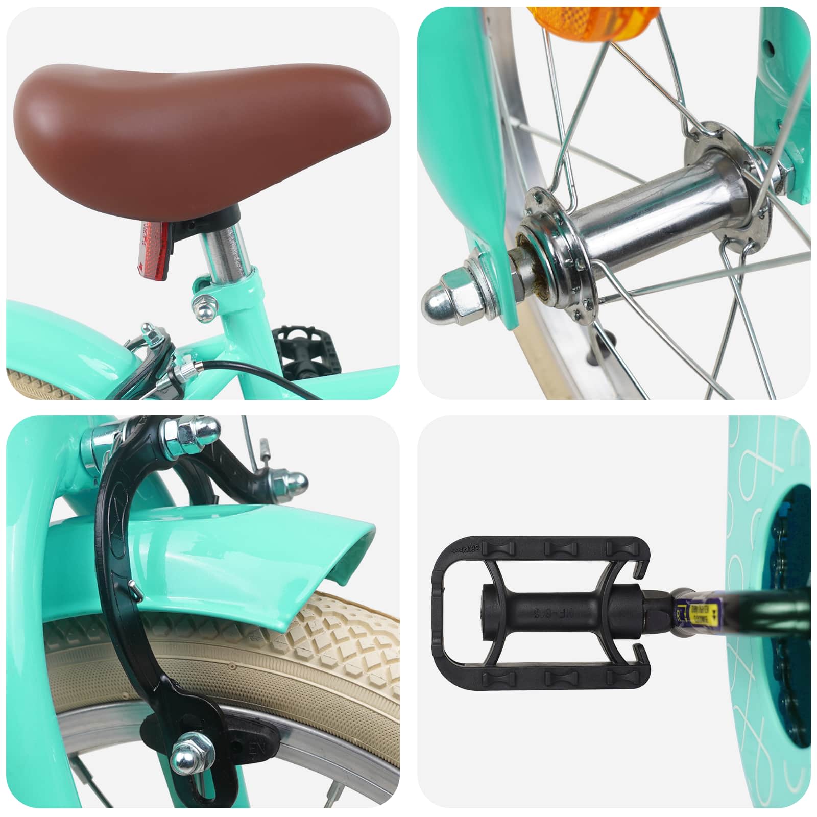 Bicicletta per Bambini 16 Pollici per bambini di 4-6 anni