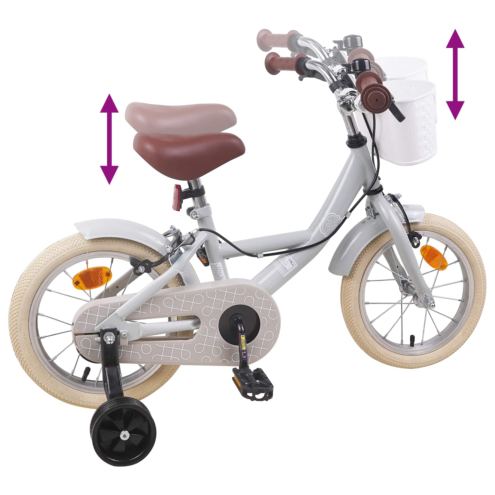 Bicicletta per Bambini 12 Pollici per bambini di 2-4 anni