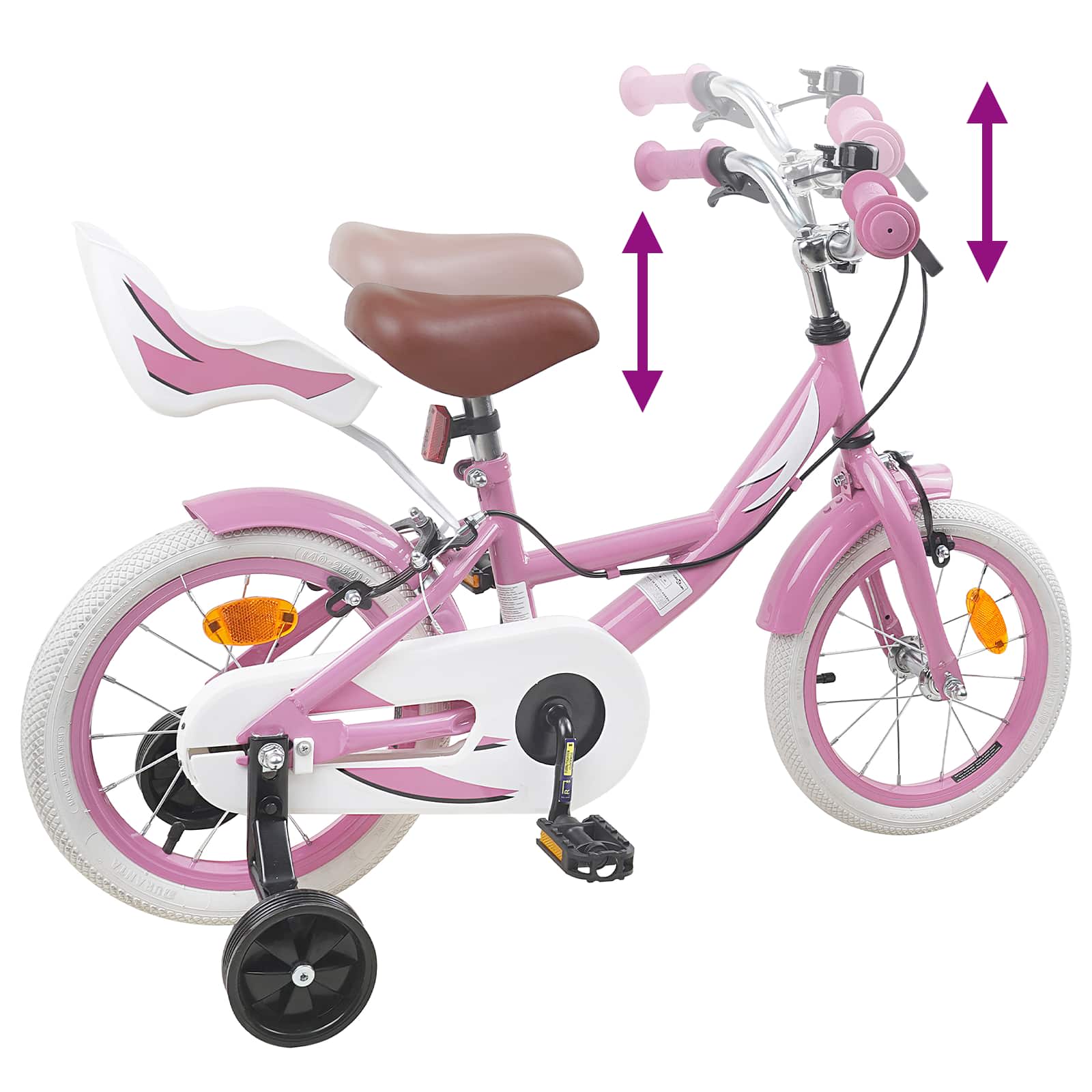 Bicicletta per Bambini 16 Pollici per bambini di 4-6 anni