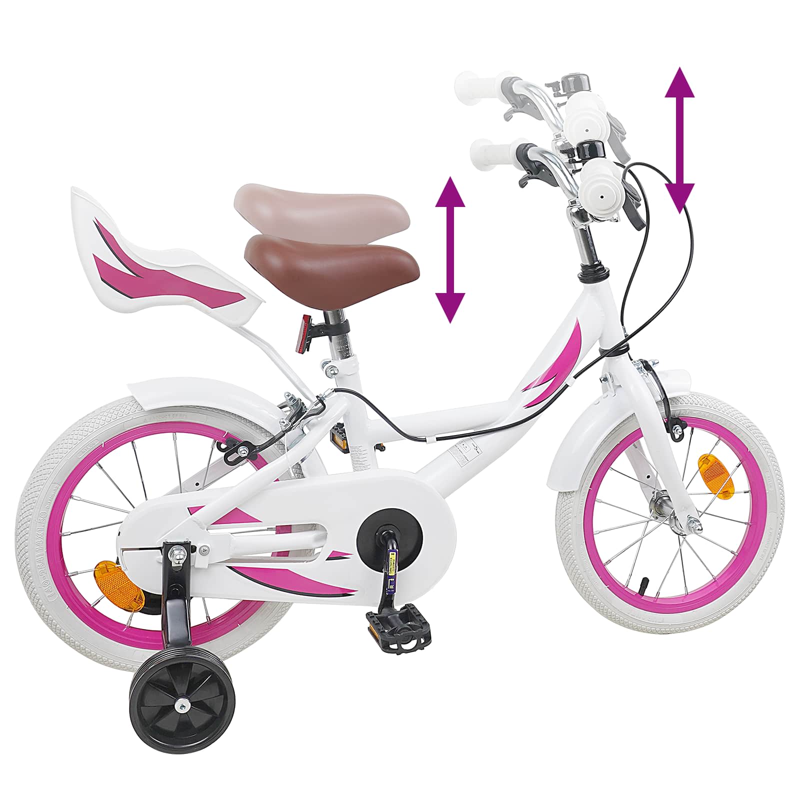 Bicicletta per Bambini 16 Pollici per bambini di 4-6 anni