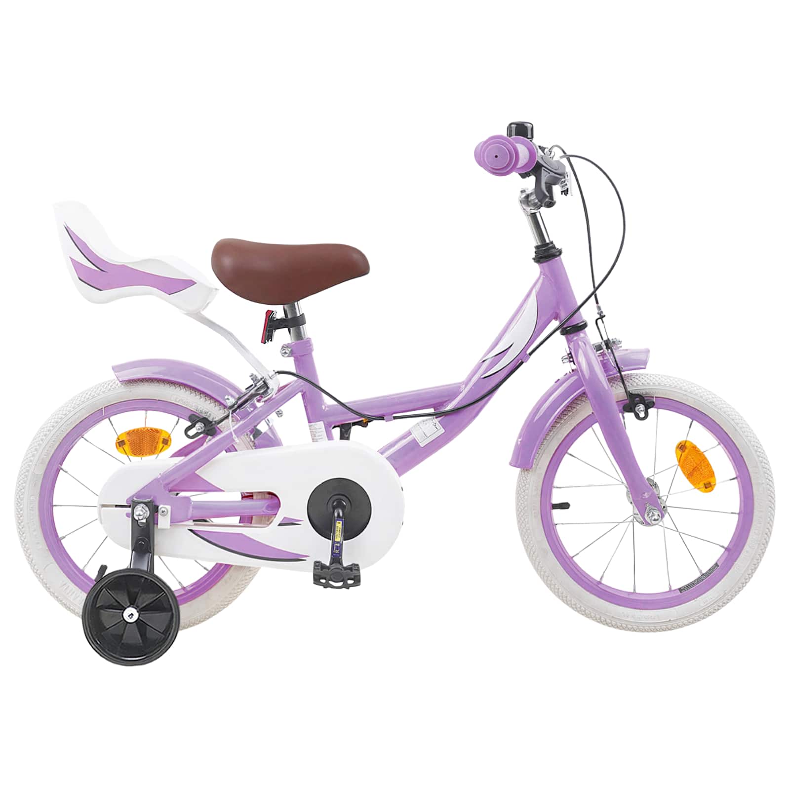 Bicicletta per Bambini 12 Pollici per bambini di 2-4 anni Viola