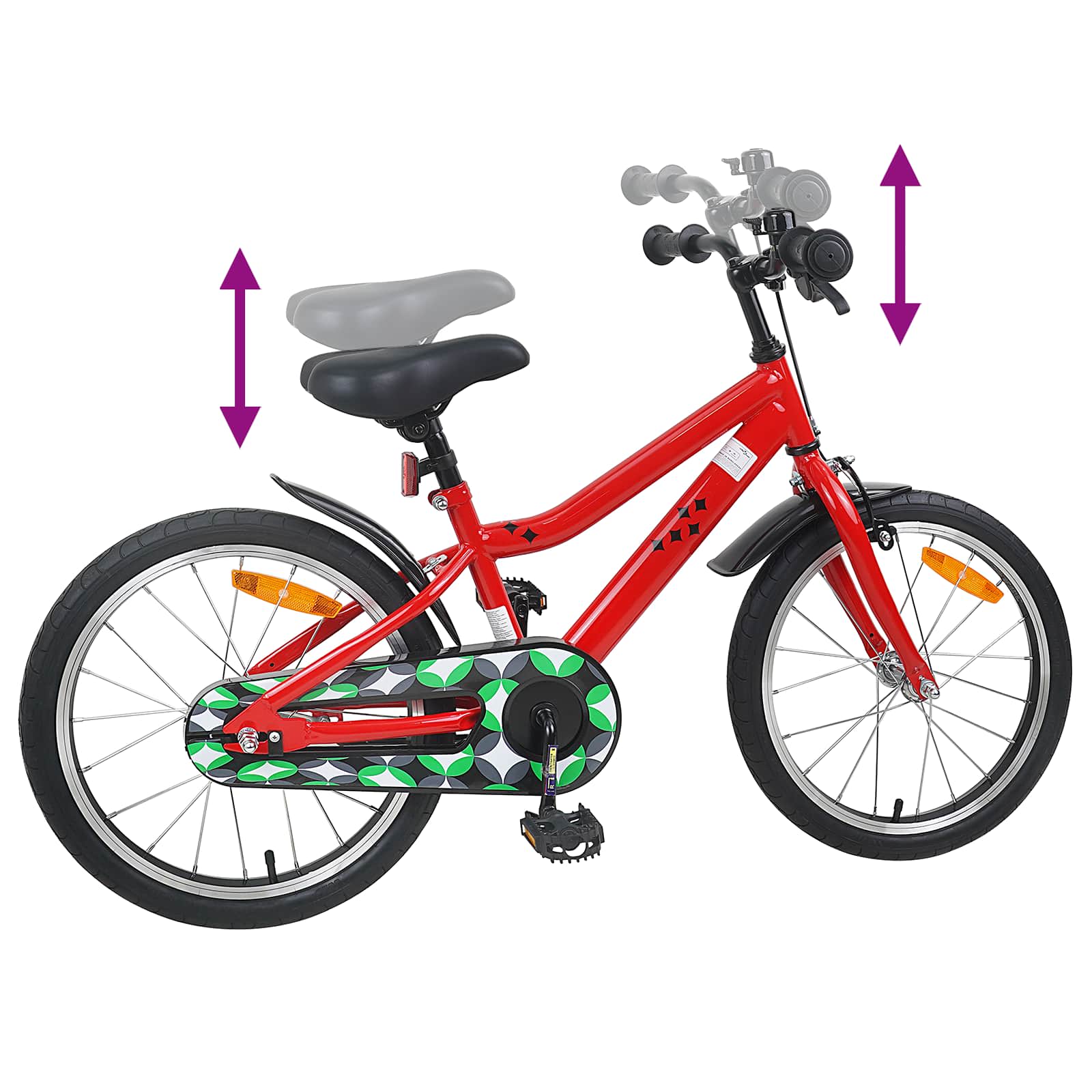 Bicicletta per Bambini 18 Pollici per bambini dai 5 ai 7 anni