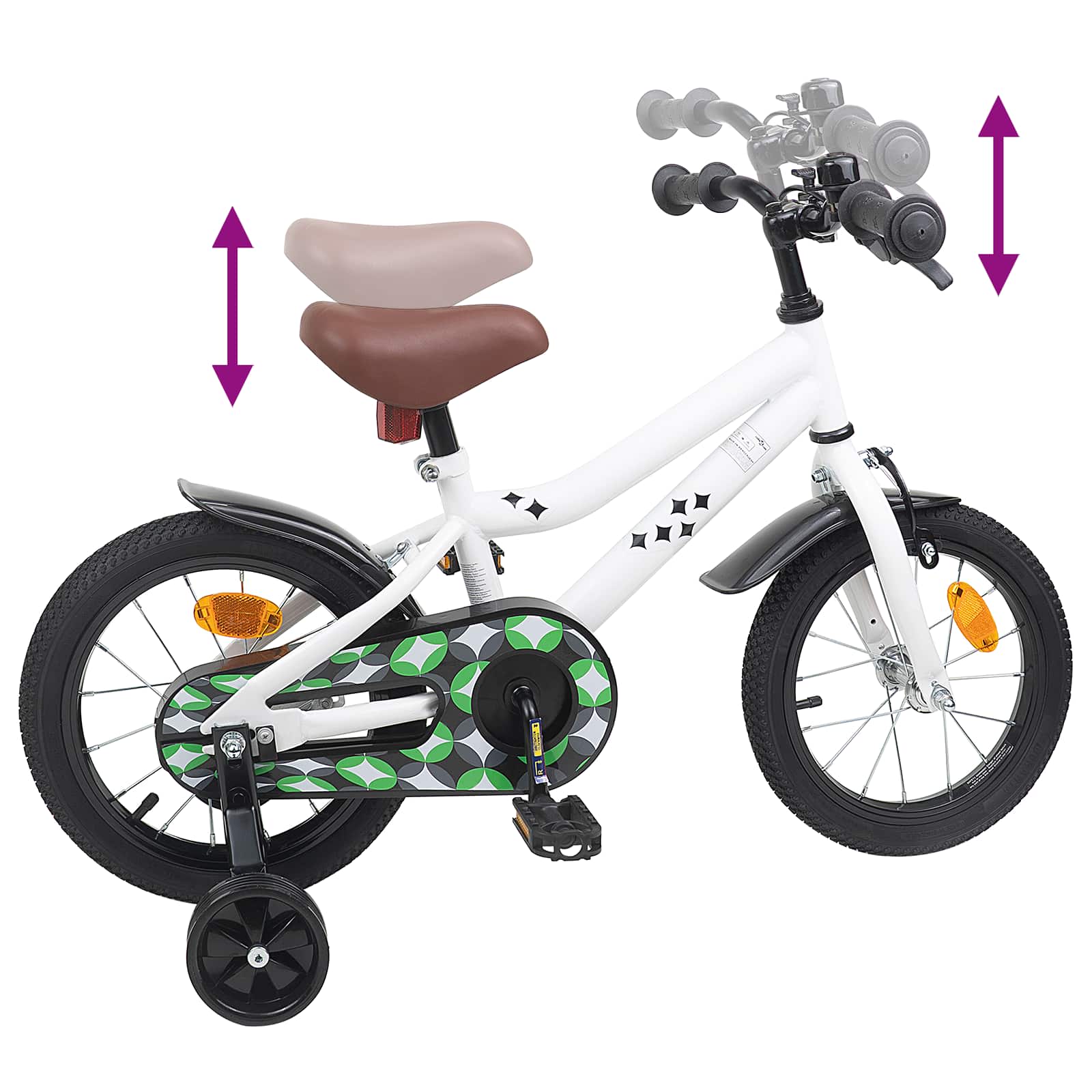 Bicicletta per Bambini 12 Pollici per bambini di 2-4 anni