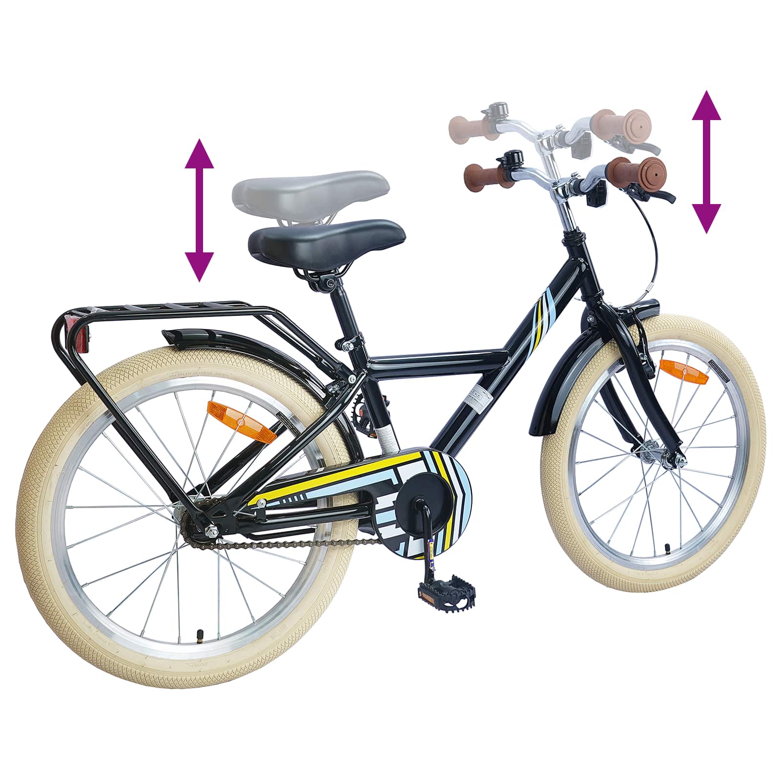 Bicicletta per Bambini 18 Pollici per bambini dai 5 ai 7 anni