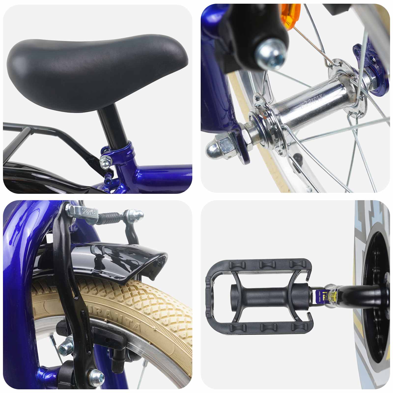 Bicicletta per Bambini 14 Pollici per bambini da 3 a 5 anni