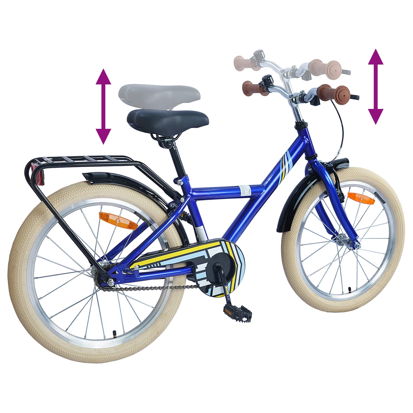 Bicicletta per Bambini 18 Pollici per bambini dai 5 ai 7 anni