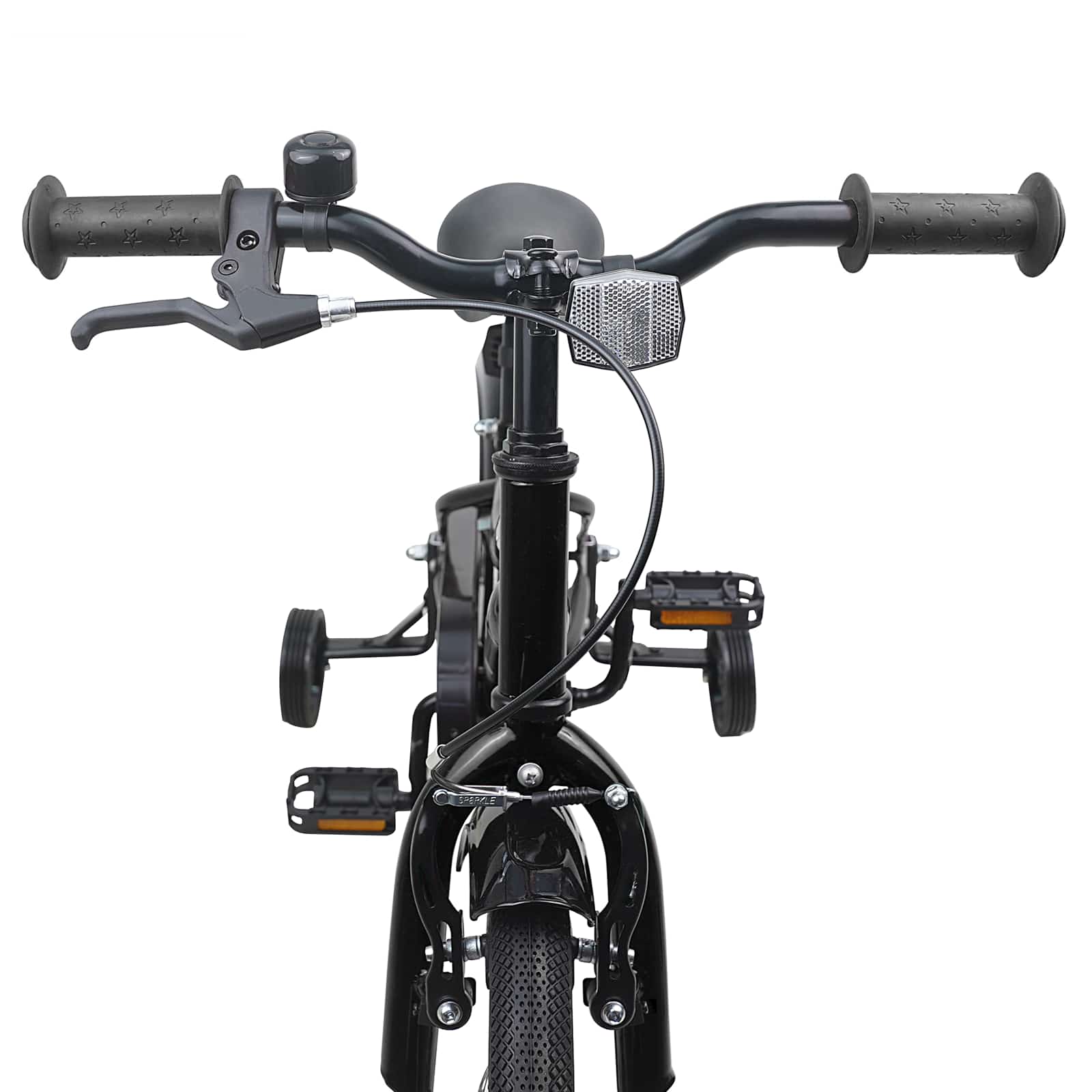Bicicletta per Bambini 12 Pollici per bambini di 2-4 anni Nero